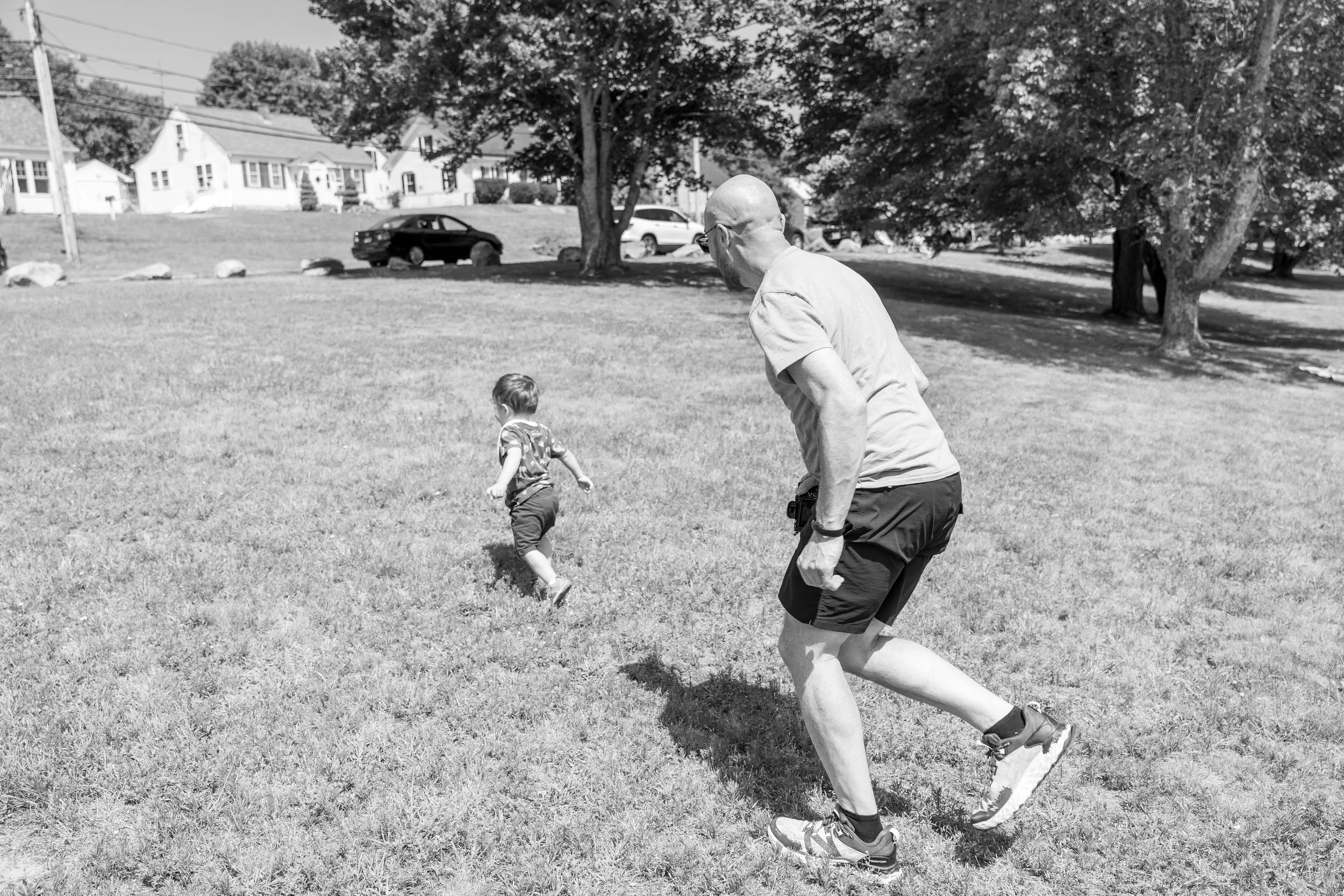 River, Mama, and Dada enjoying a morning out in Westport (7/10)