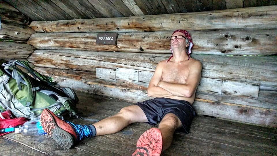 Taking a break on Whiteface Mountain