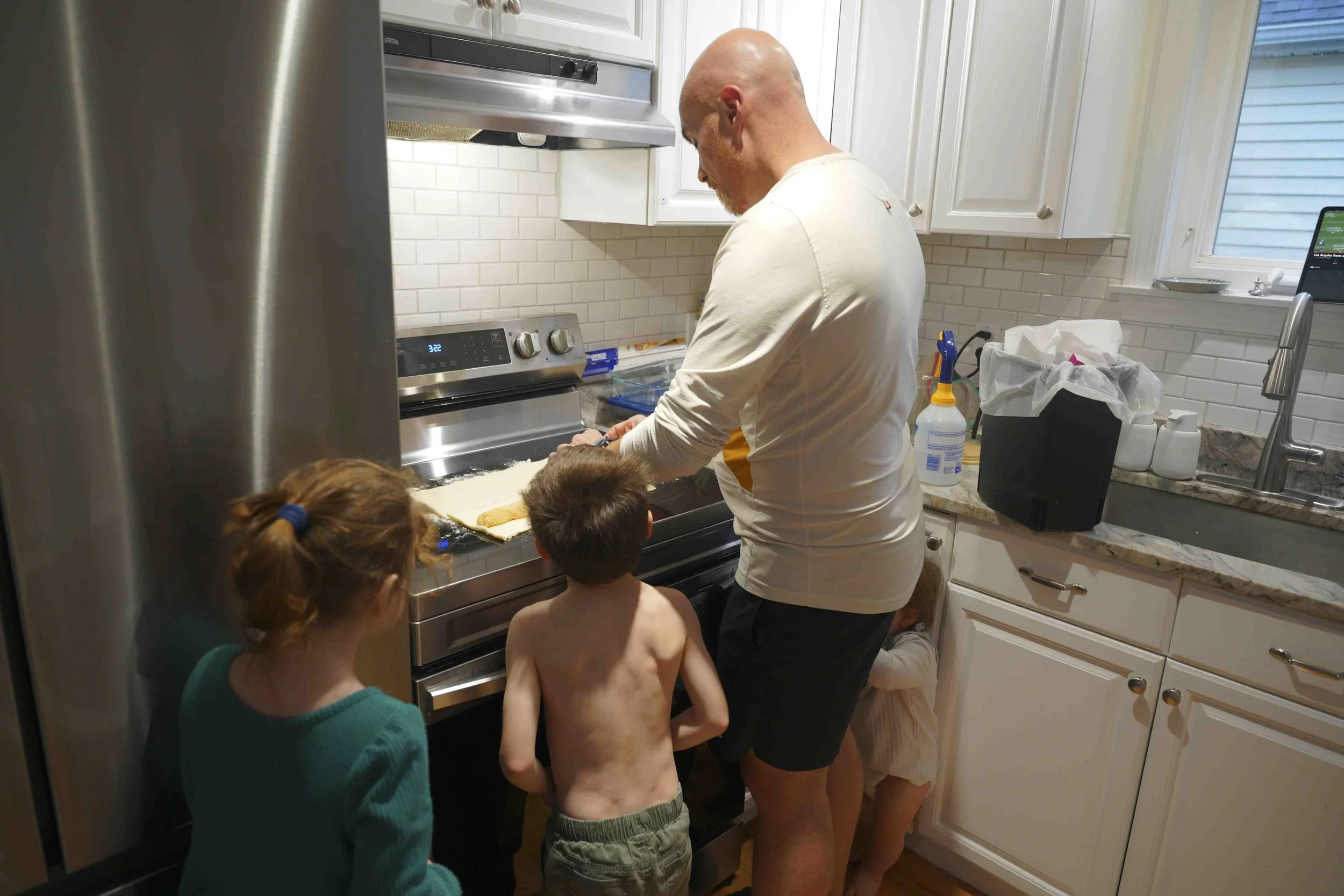 Making holiday kerstkrans