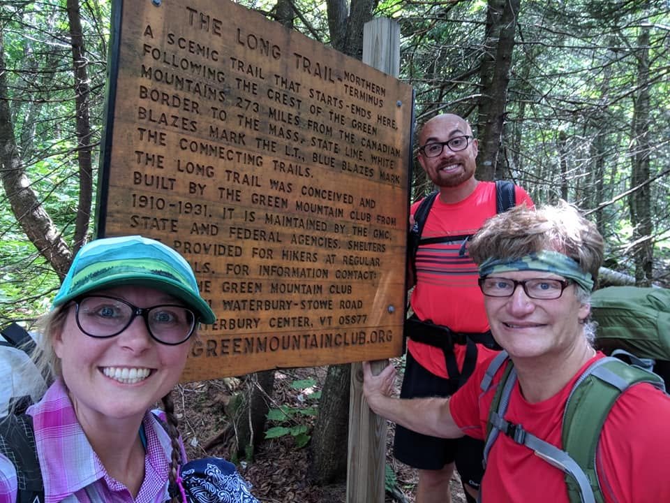 The start of the Long Trail