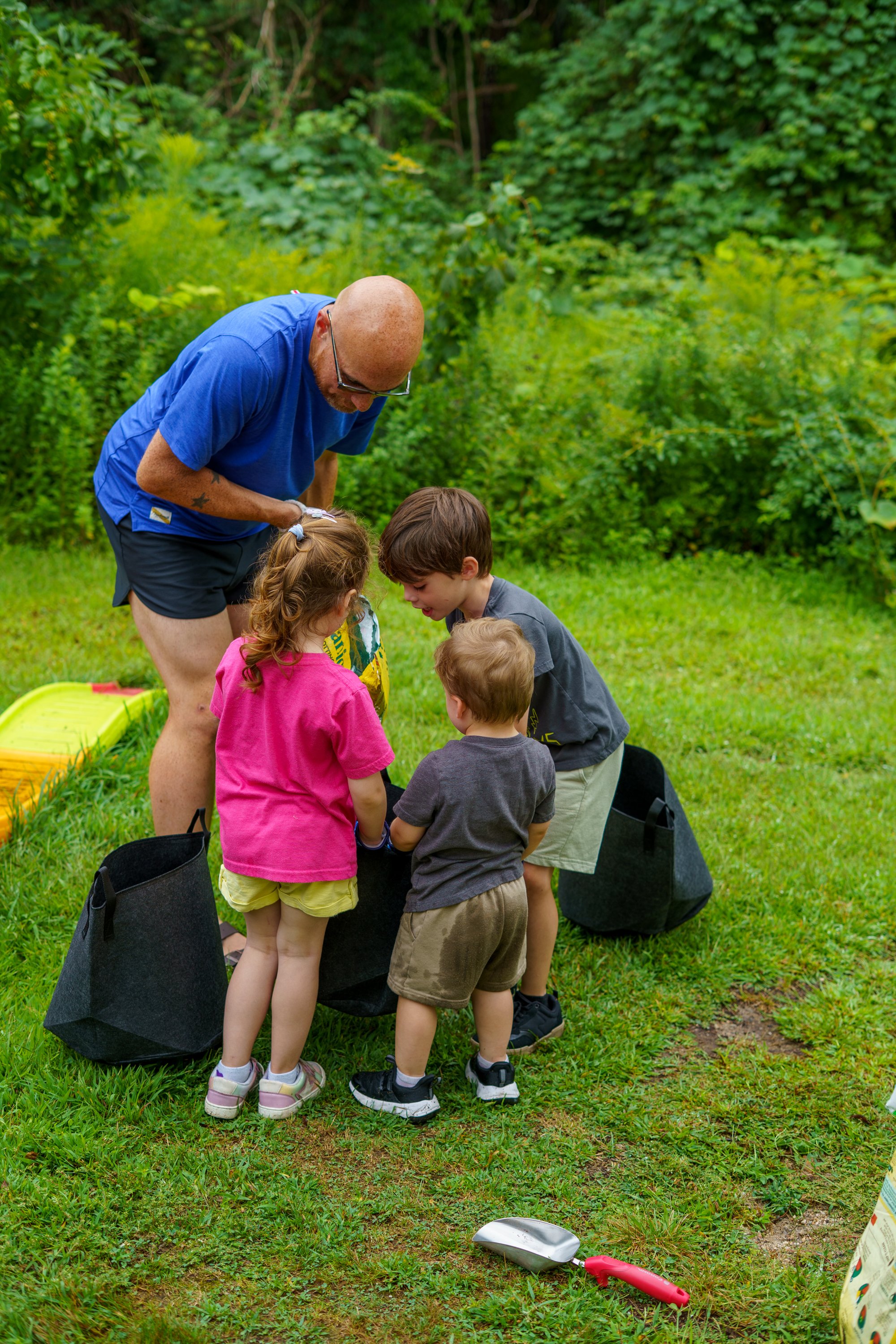 Starting a garden with Dad