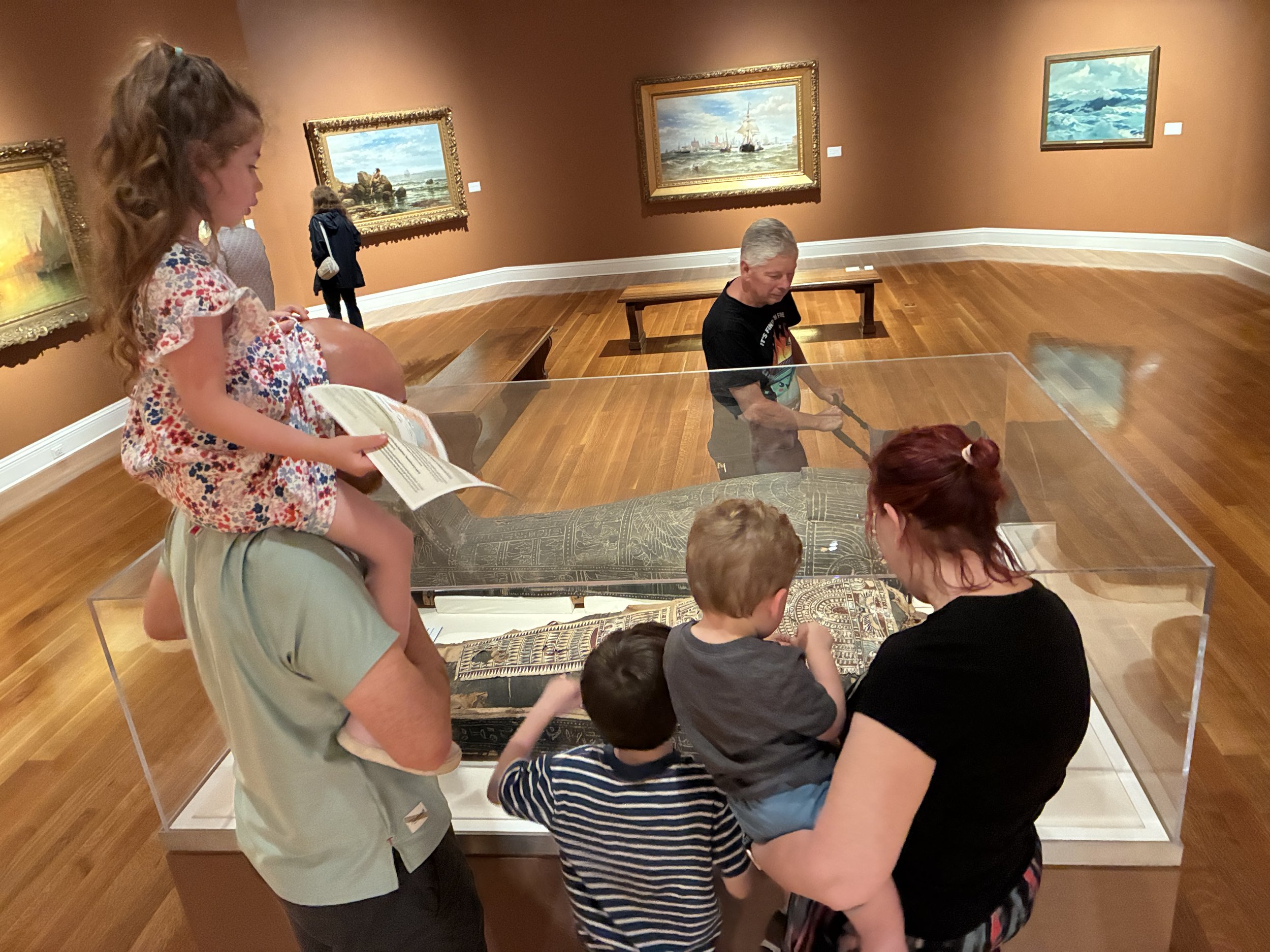 Spending the rainy day at the Berkshire Museum