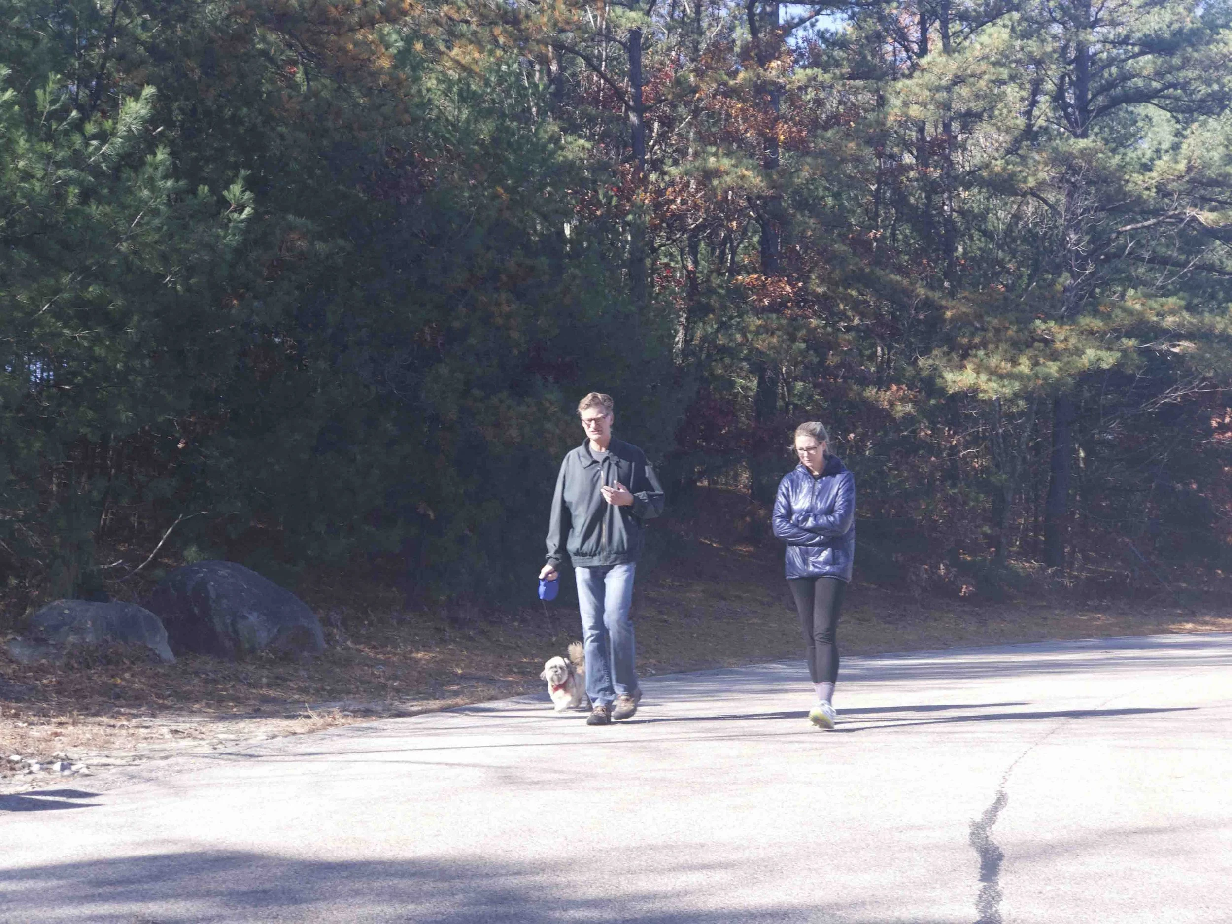 Our walk in North Smithfield near Dad's house