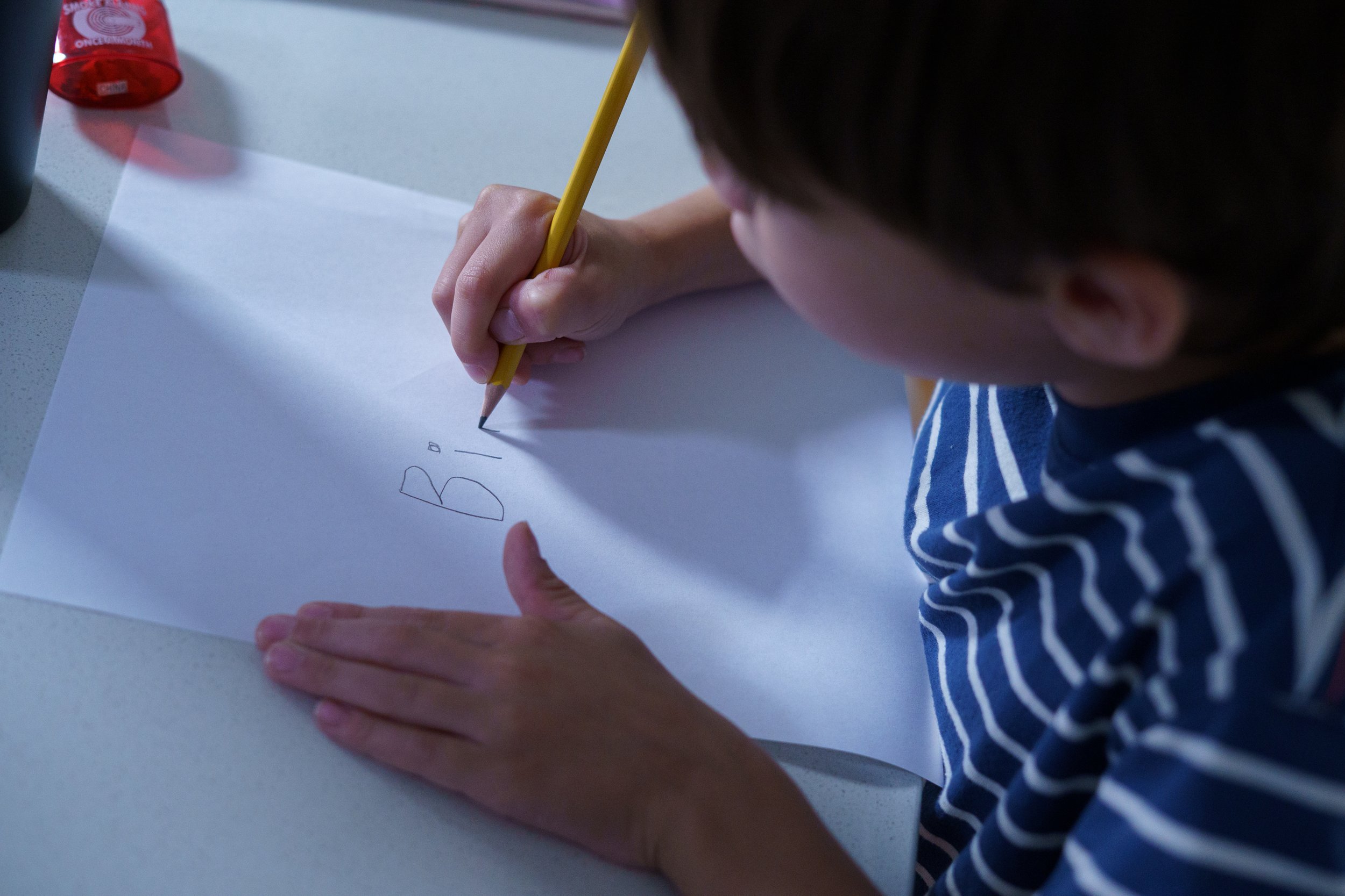 River tried to guess how to spell words