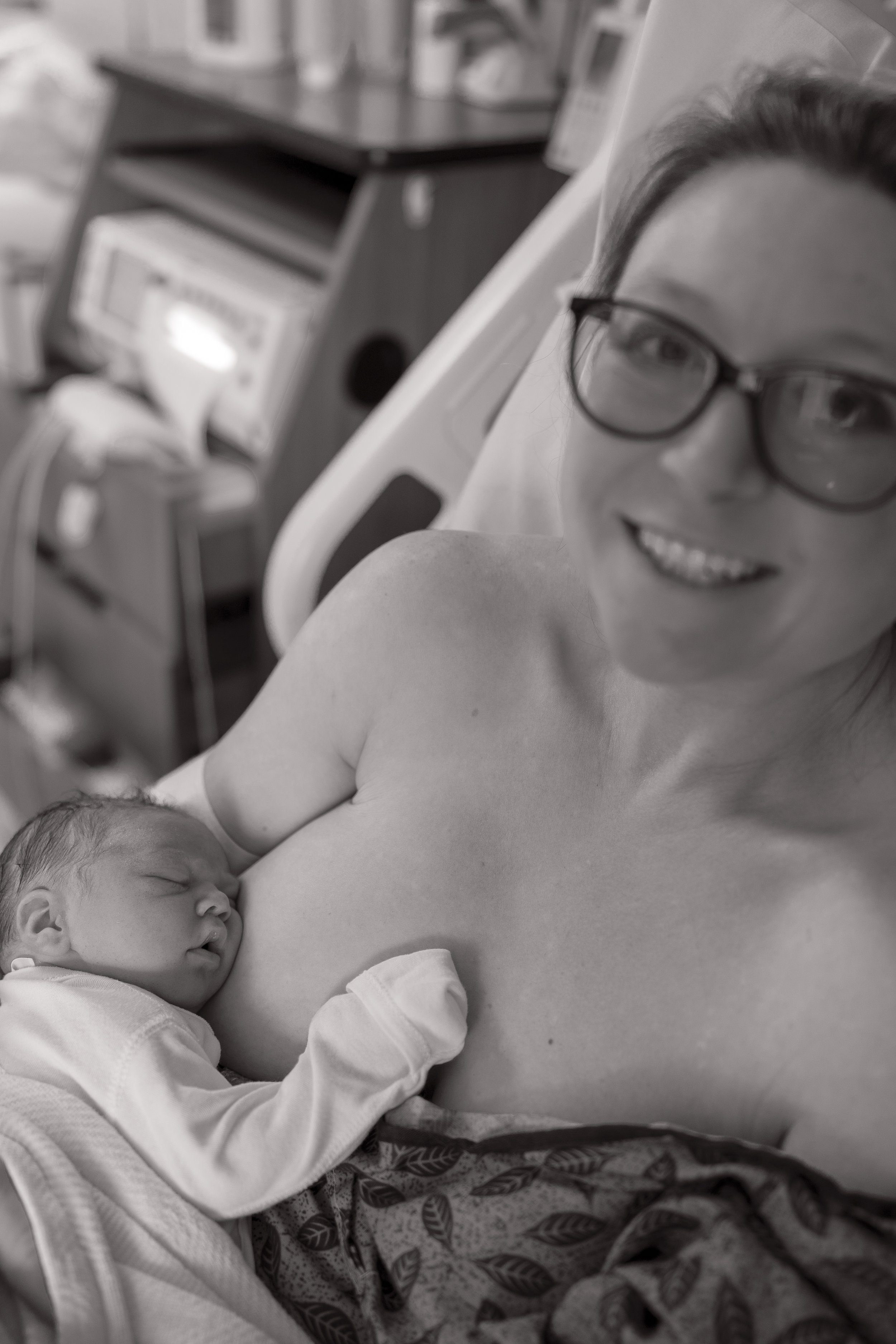 Mom and Jack, 8/10, 2.5 hours after Jack was born