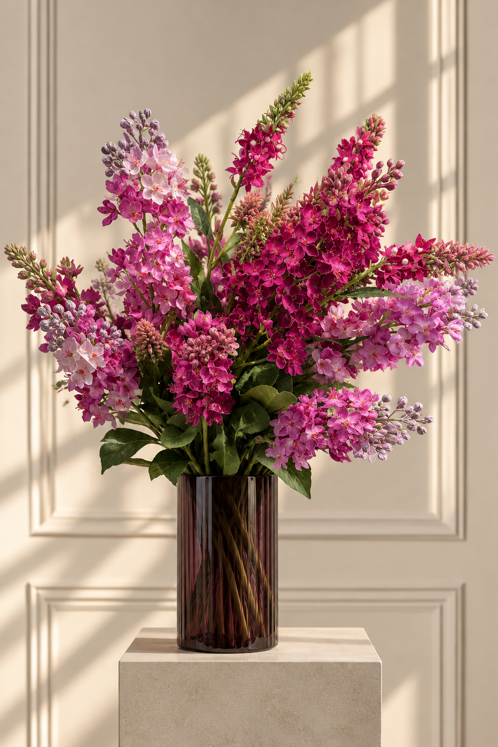 Eleganter Blumenstrauß im warmen Innenraum (1).png
