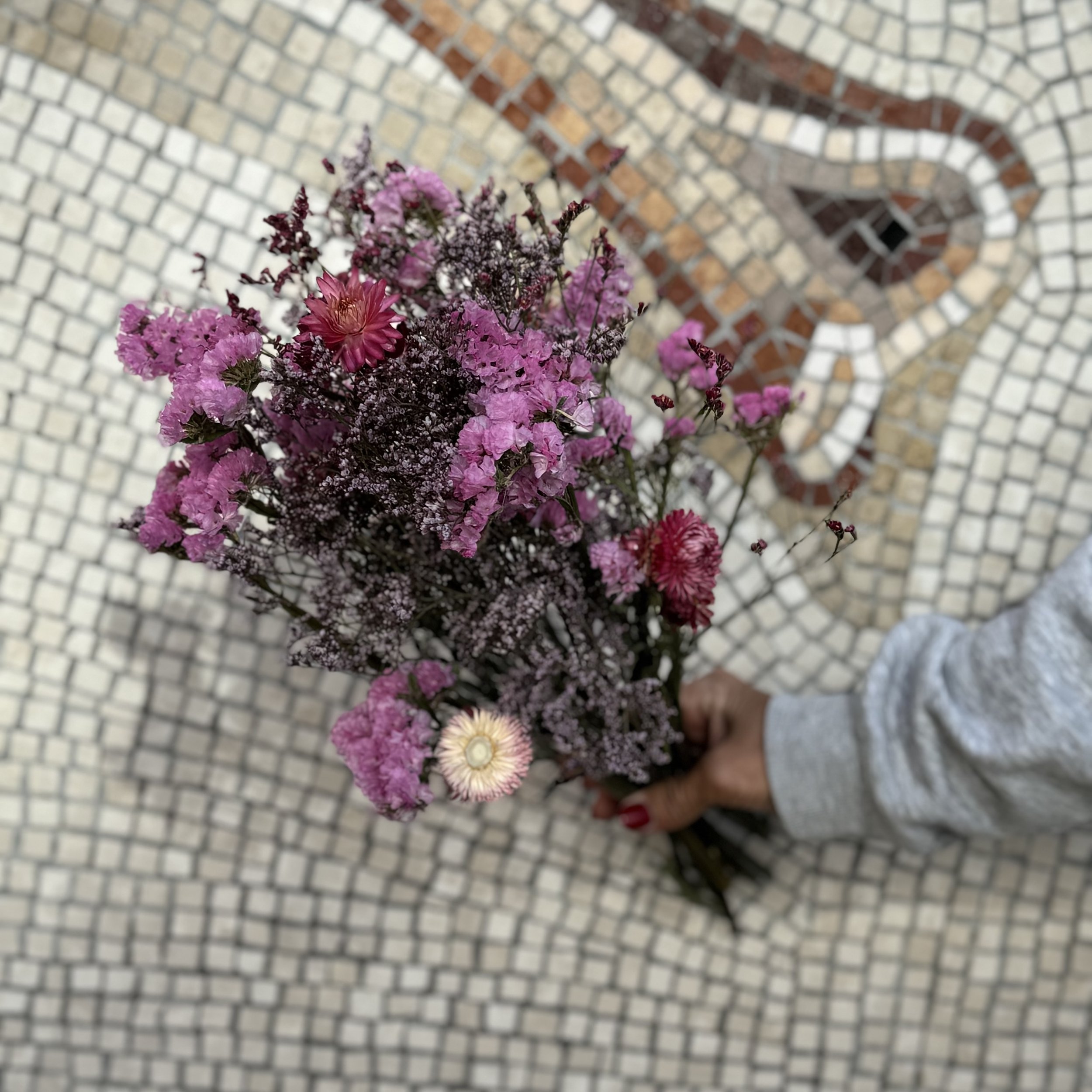 Bouquet aus Trockenblumen «Seefeld»