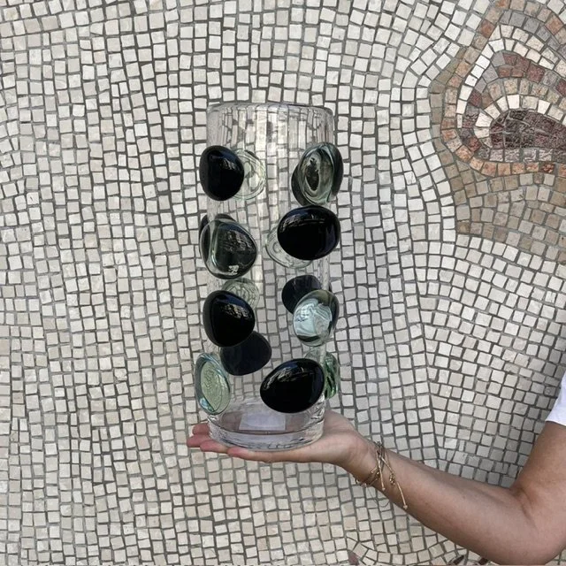 Glasvase „Dots“ – mundgeblasen