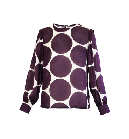 Viola Blouse - Plum
