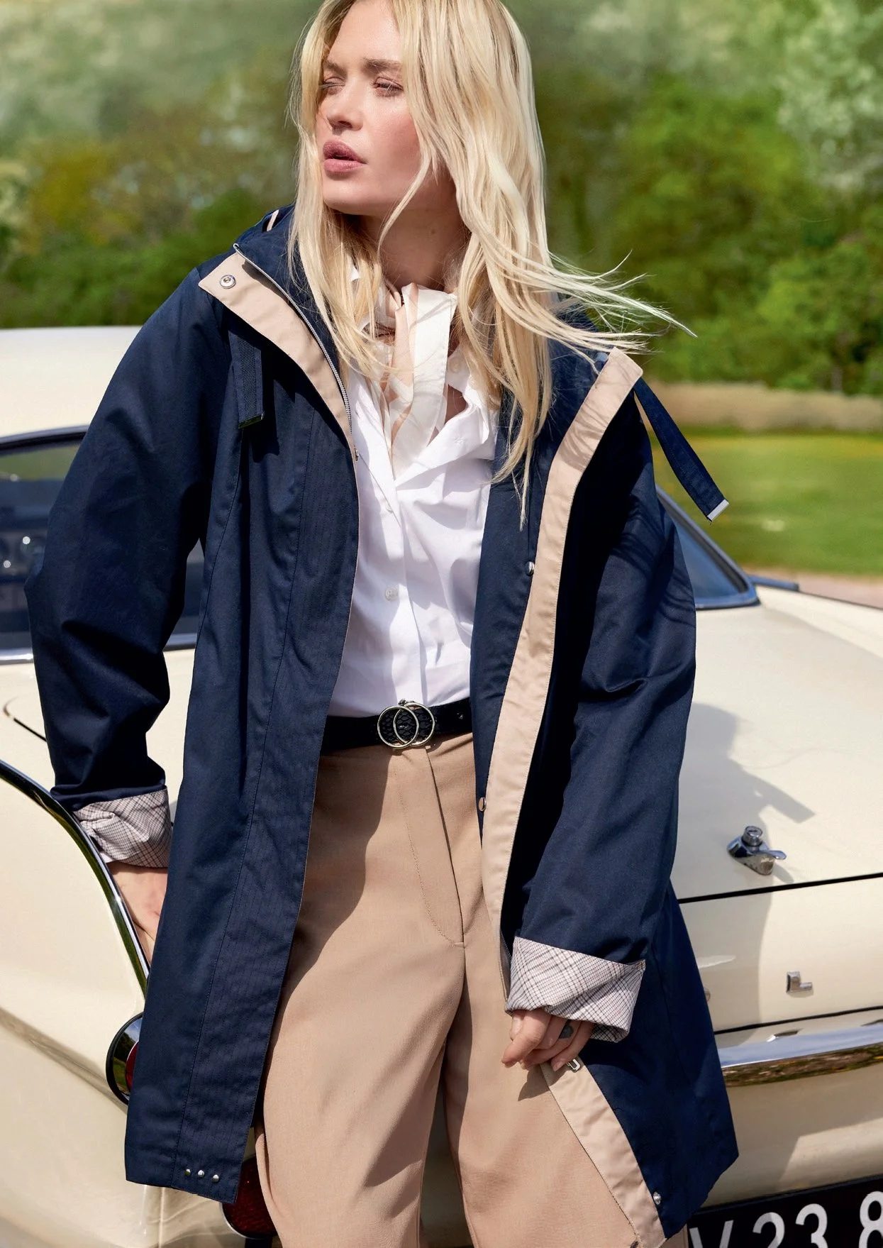 Florence Coat - Navy