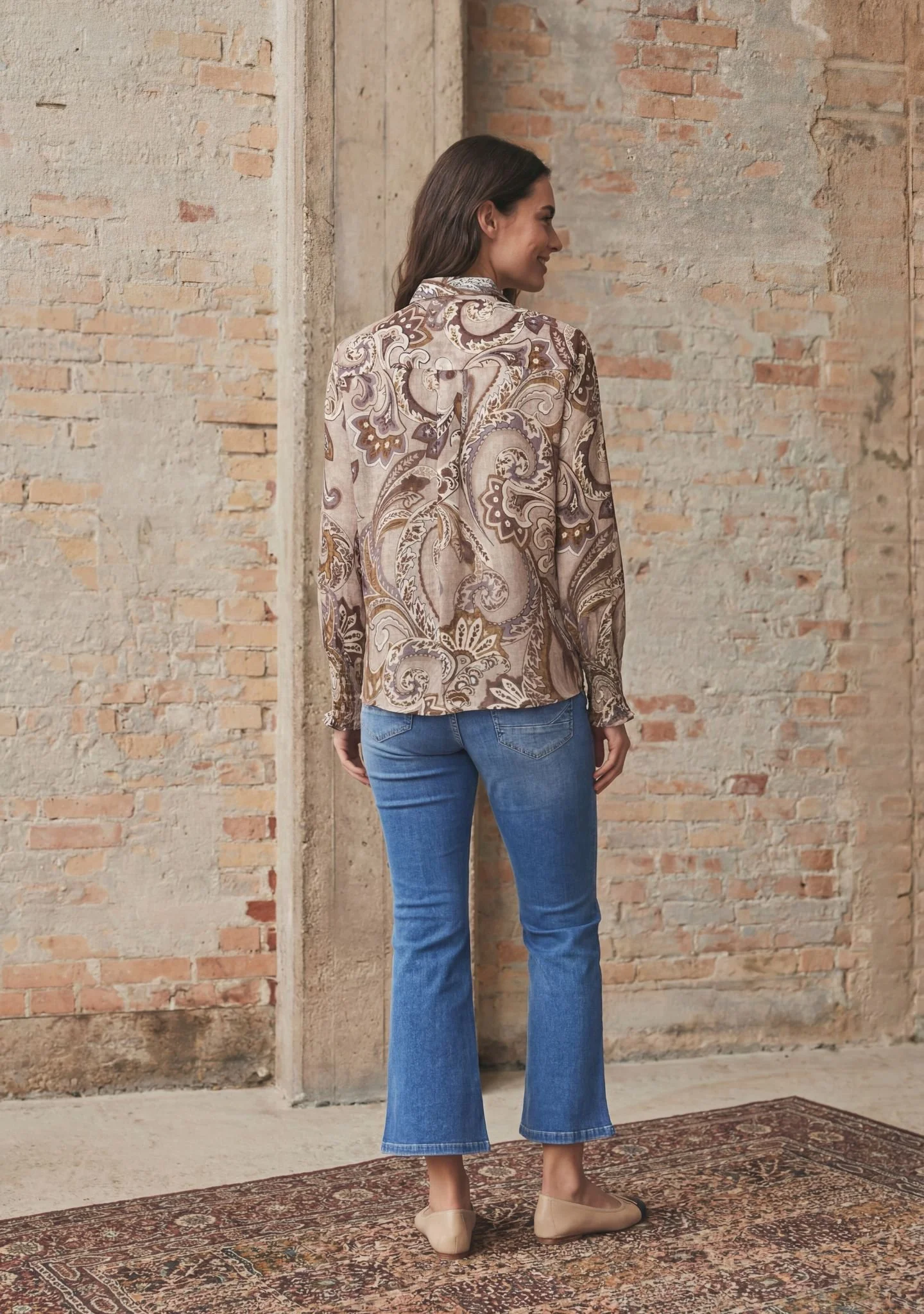 57834 - Lotta Smock Shirt - N45 Taupe Paisley - Extra 4.jpg