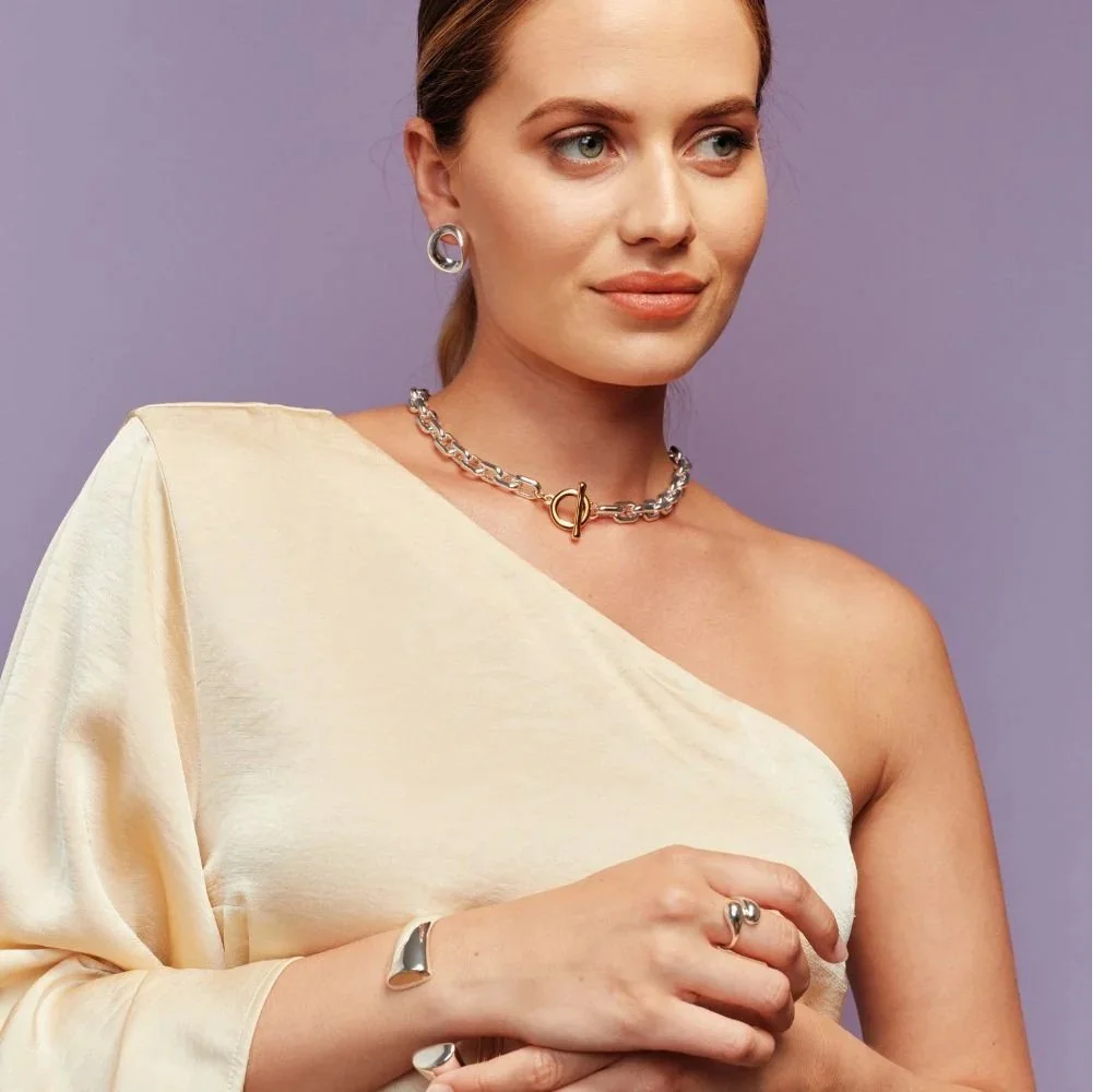 Mixed Tones Ring & Toggle Necklace U529NCB 45  b.jpg
