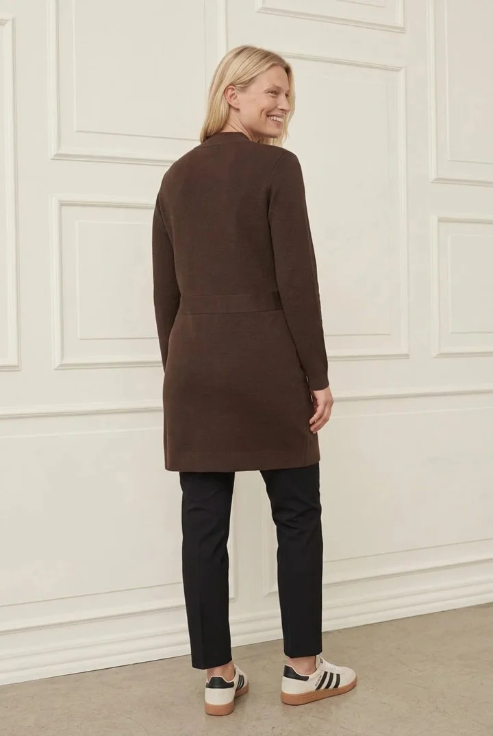 56259 - Jena Button Cardigan - 356 Dark brown - Extra b.jpg