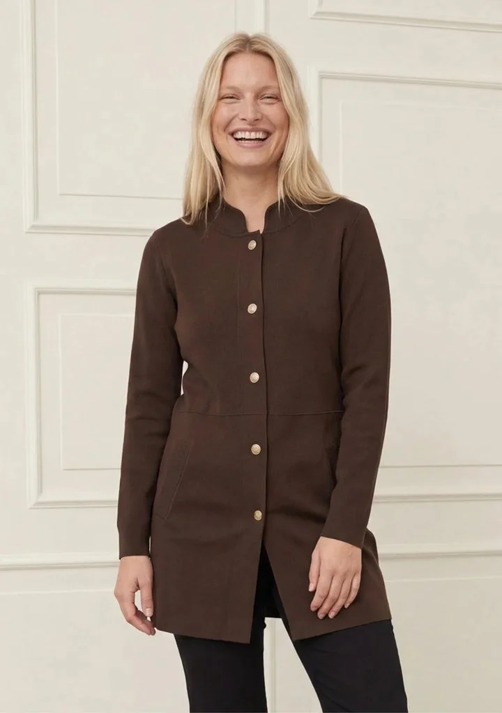 56259 - Jena Button Cardigan - 356 Dark brown - Extra a.jpg