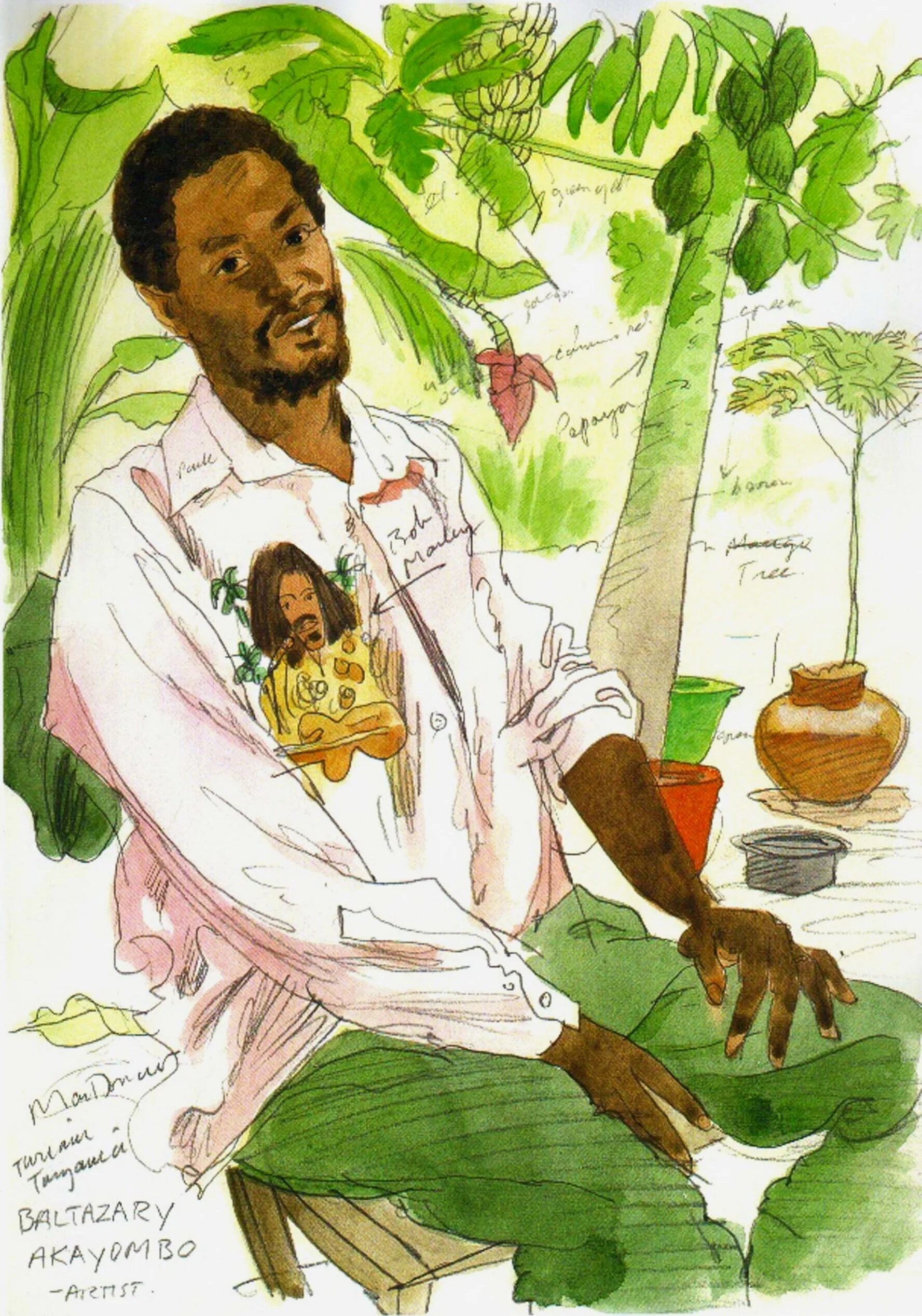Baltazary Akayombo, Tanzanian artist.