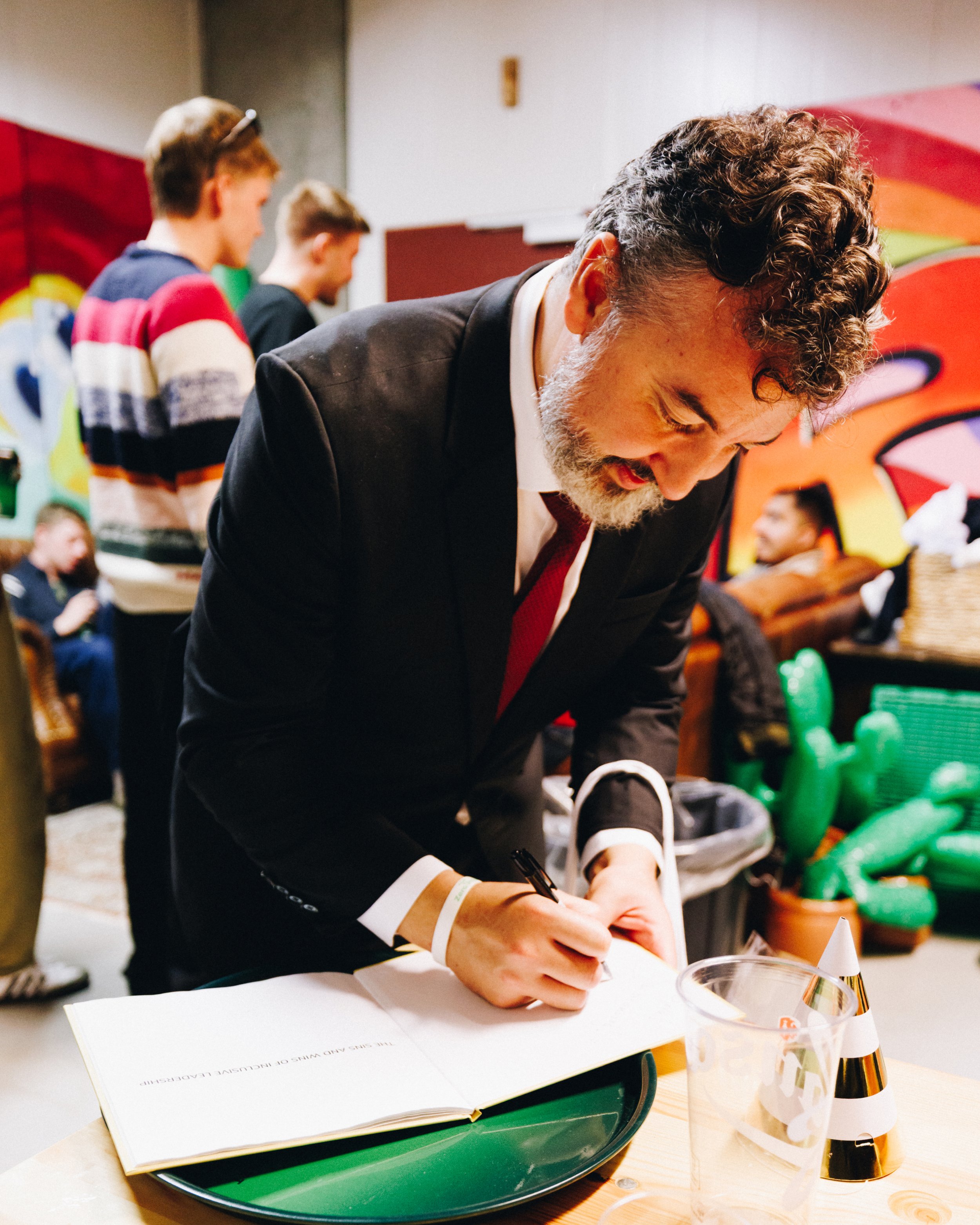 Anthony Signing Books