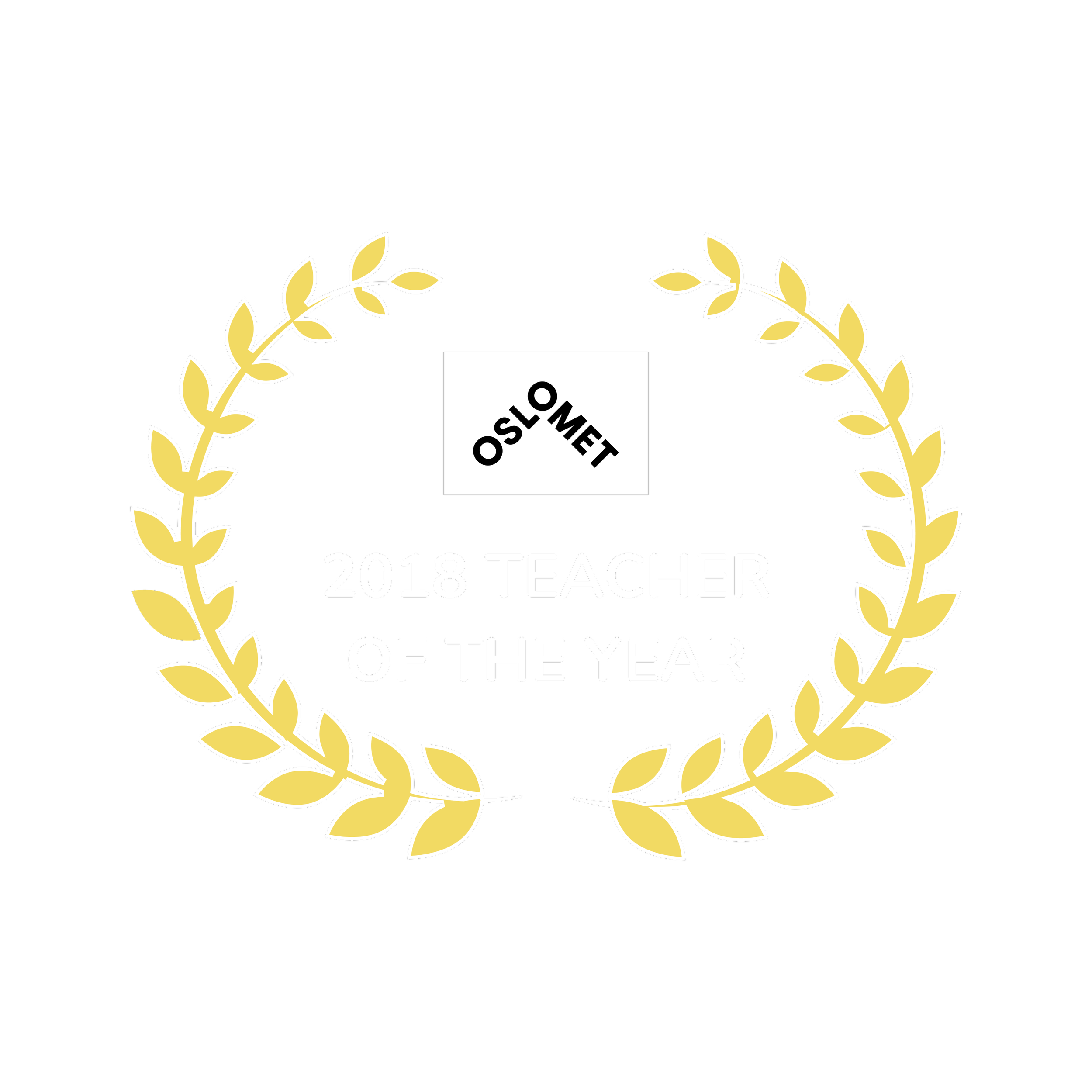 2018 OsloMet Teacher of the Year