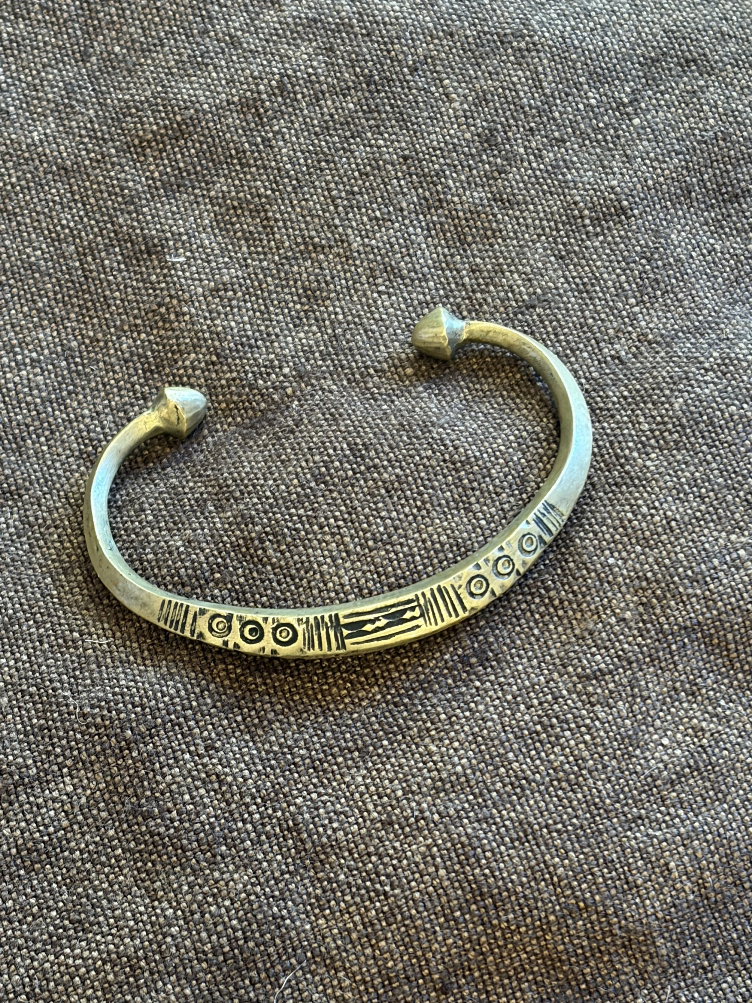 Moroccan Tribal Cuff- Brass