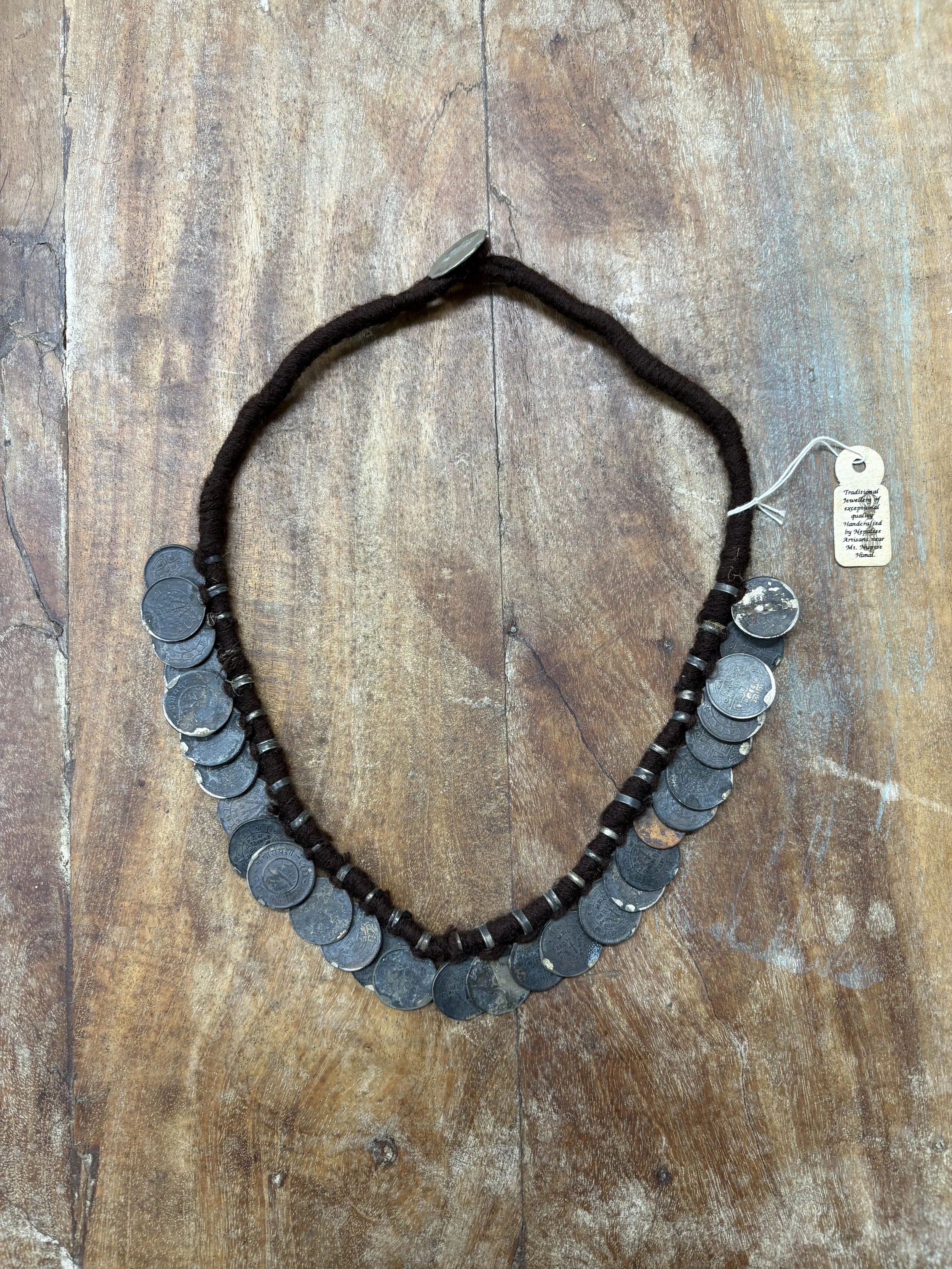 Earthy Coin Necklace