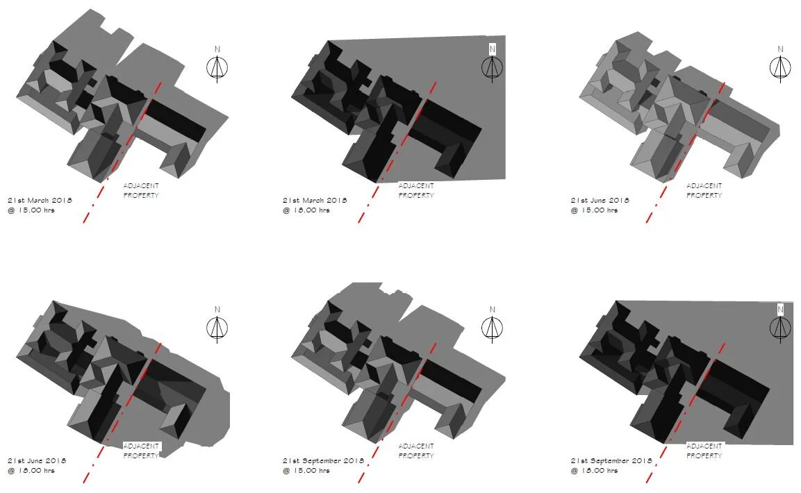 Solar impact study to assess sun shadows