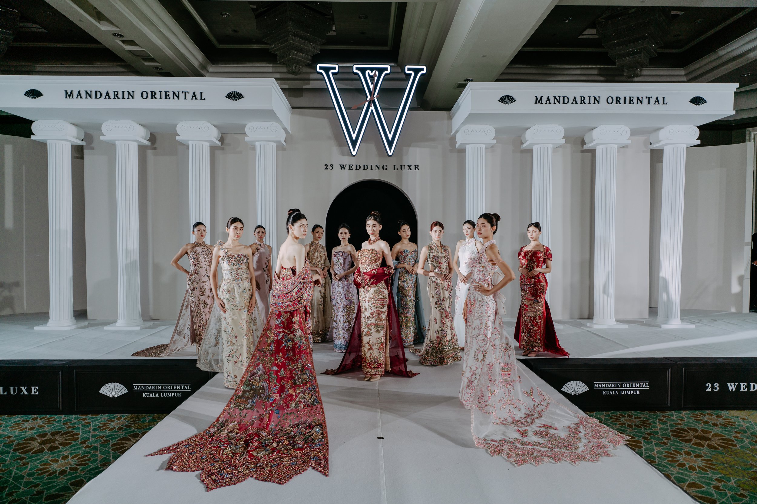 23 Wedding Luxe Sangjit gown fashion show at Mandarin Oriental Kuala Lumpur