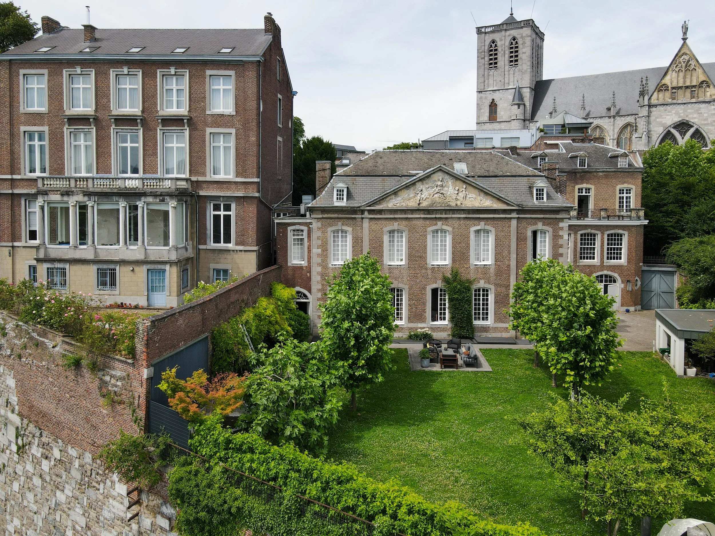 Hôtel Chaudoir à Liège - restauration et aménagement - phase : chantier