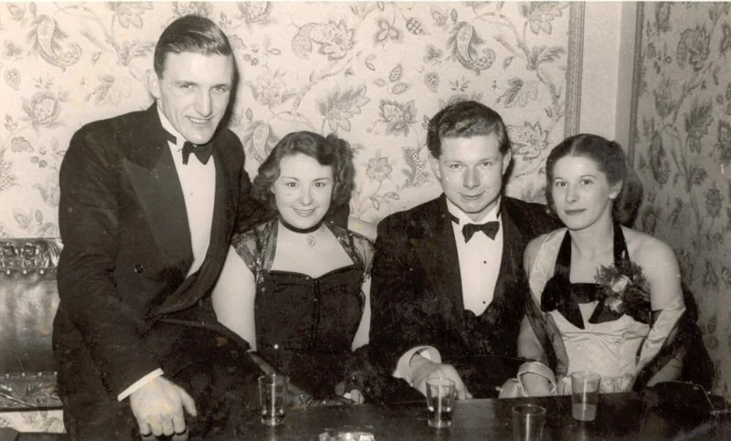 Grace Russ (nee Baglin) with Ernest Russ at Masonic dinner