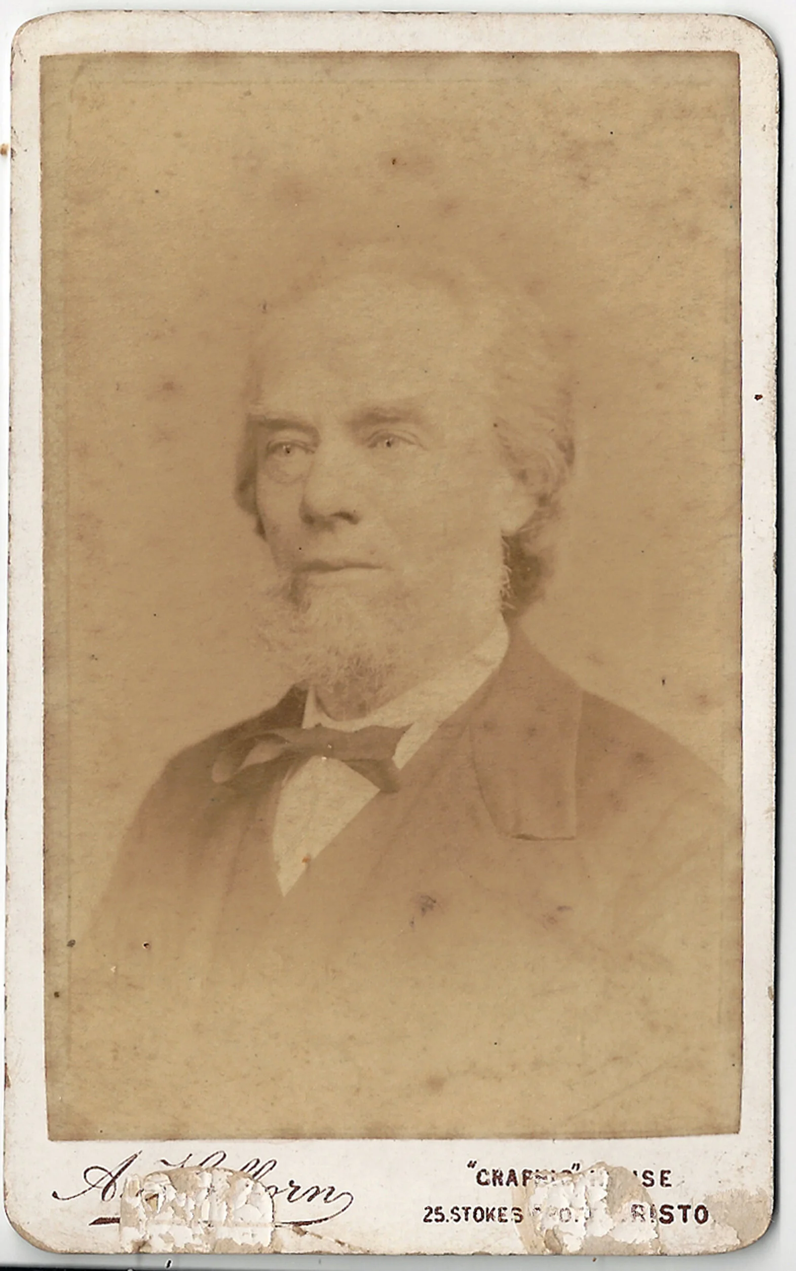 George Burgess (aged 60) born 1829 (Front)