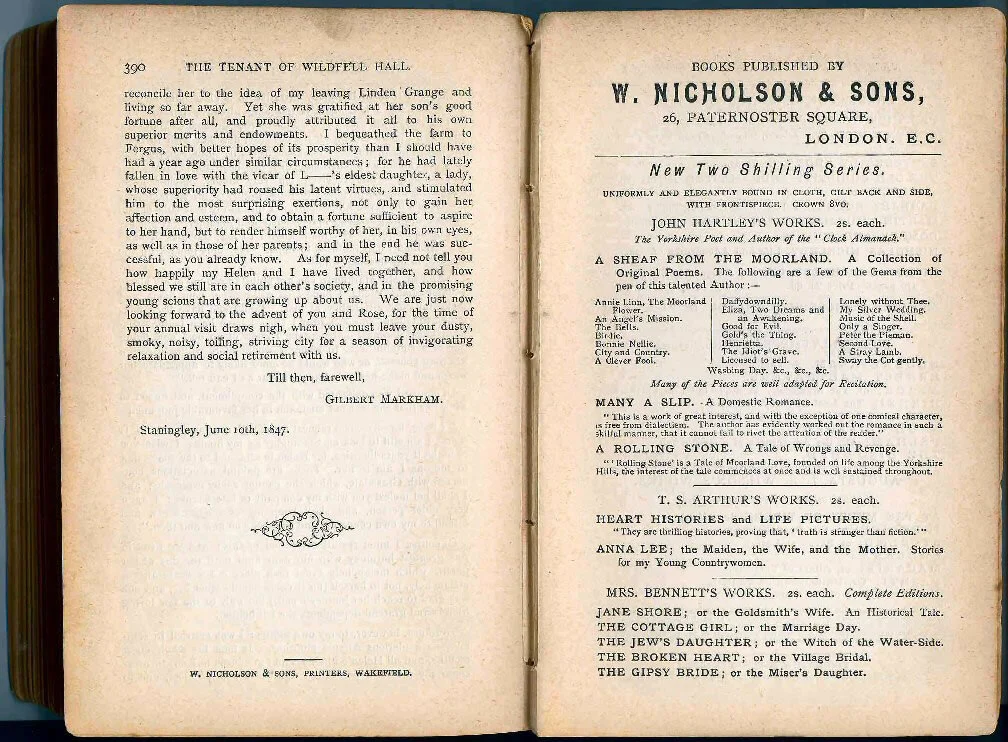 The Tenant of Wildfell Hall-last page