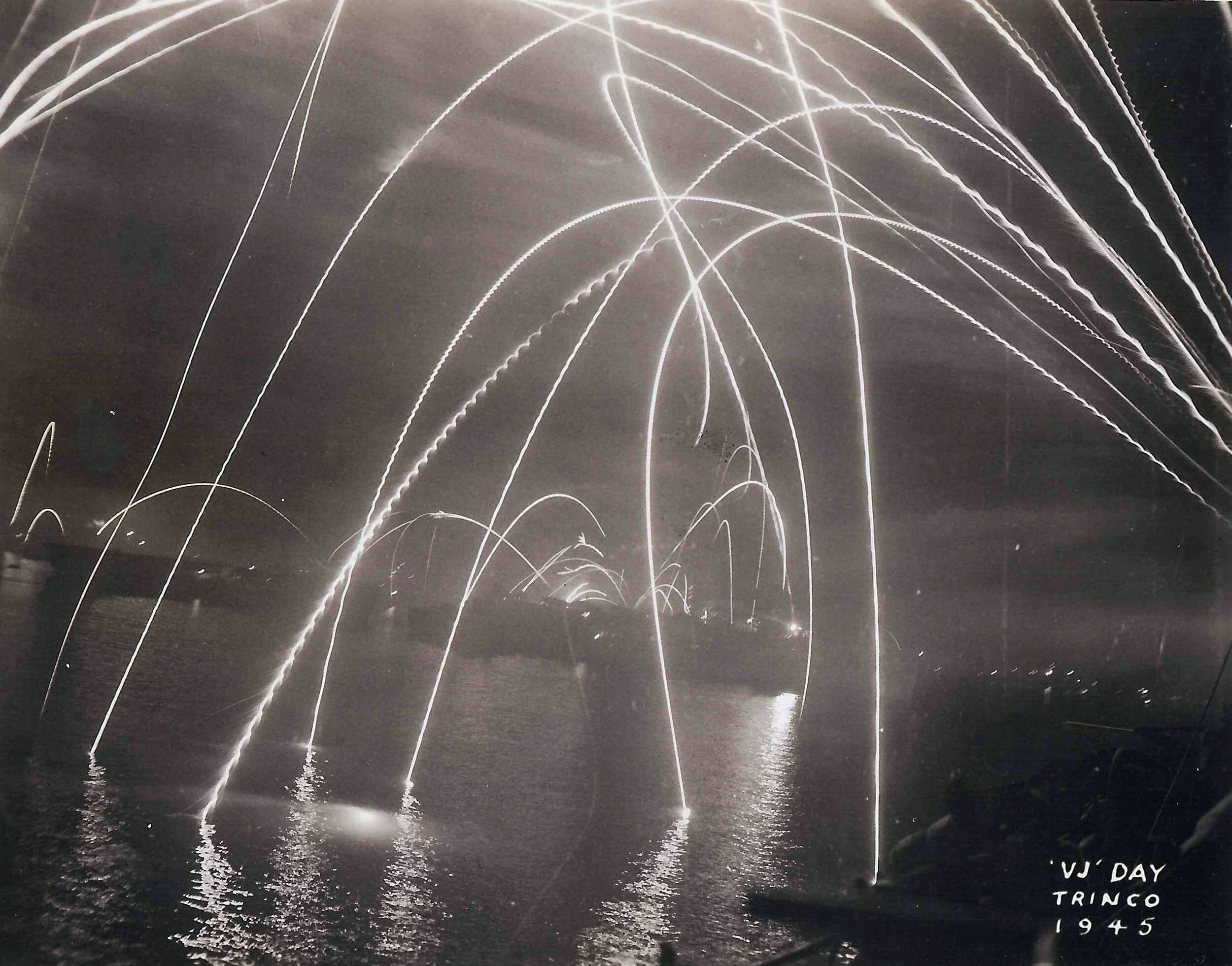 VJ Day Trinco 1945