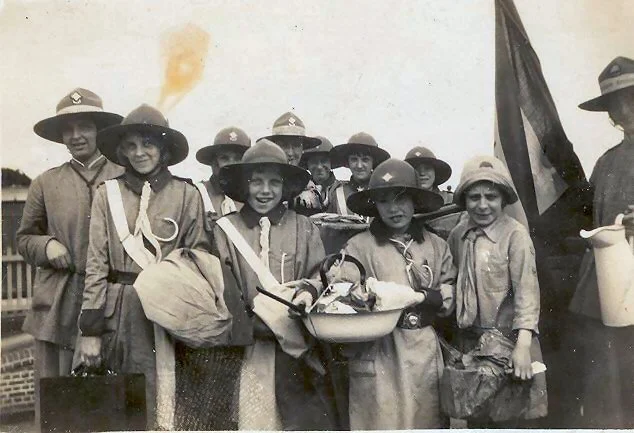 Salvation Army Guards
Right, Florence Eveline Jenner (1901-1994) and 
Left, Edith Jenner (1911-1987)