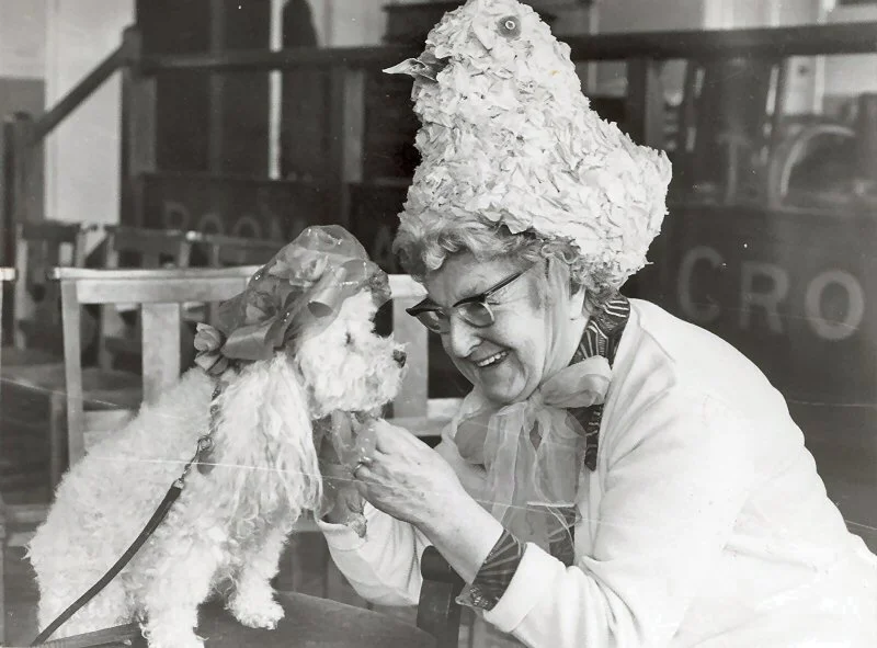 Eva & Penny - Easter Bonnet won first prize