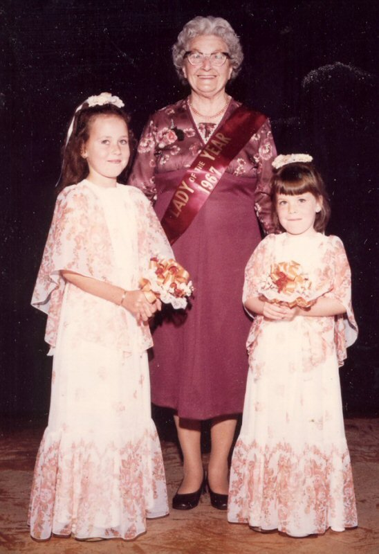 Eva with two of her flower girls