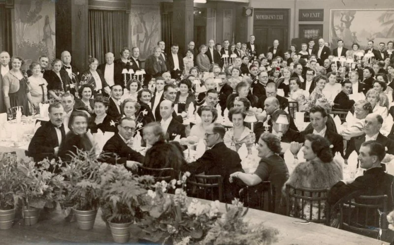 Grace Russ (nee Baglin) Masonic dance about 1950