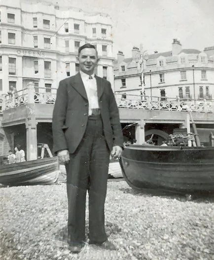 Edward William Burgess Baglin on holiday in Brighton