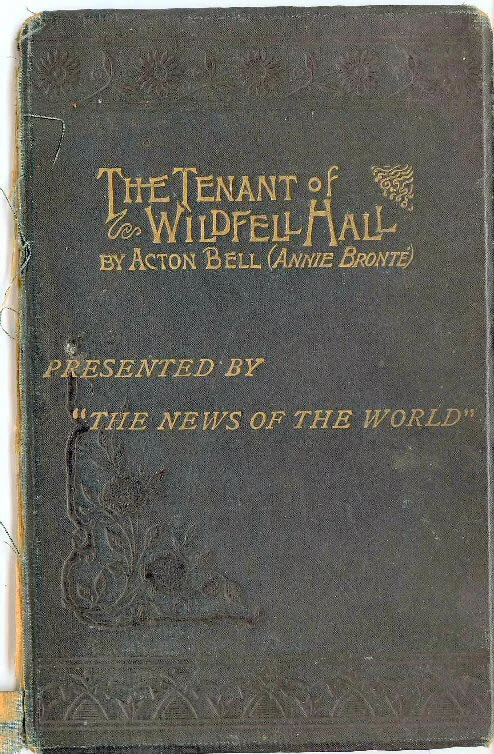 Book owned by George Burgess:  The Tenant of Wildfell Hall-cover