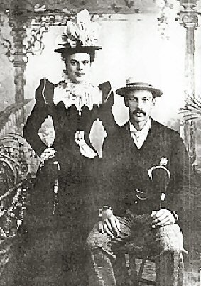 Elizabeth Clark and Arthur Chappell married 1900