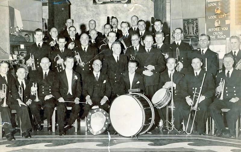 Edward William Burgess Baglin in Albion Dockyard band