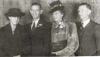 Harriet, Henry, Louisa, Frederick Chappell 1947