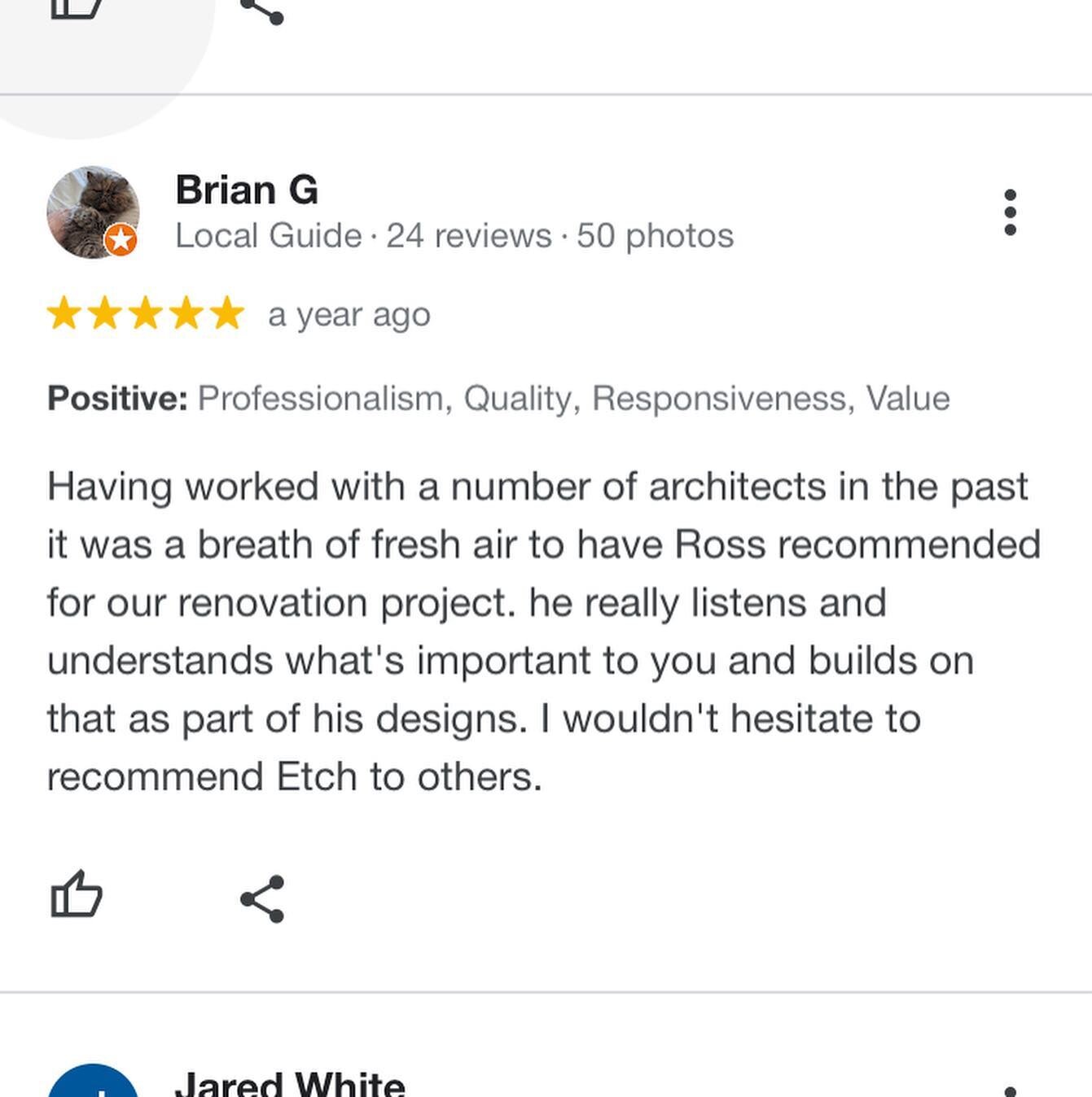 I greatly appreciate when clients take the time to review the experience of working with myself. It makes such an impact for a small business when reviews give  others reassurance that your someone to be trusted with their project.