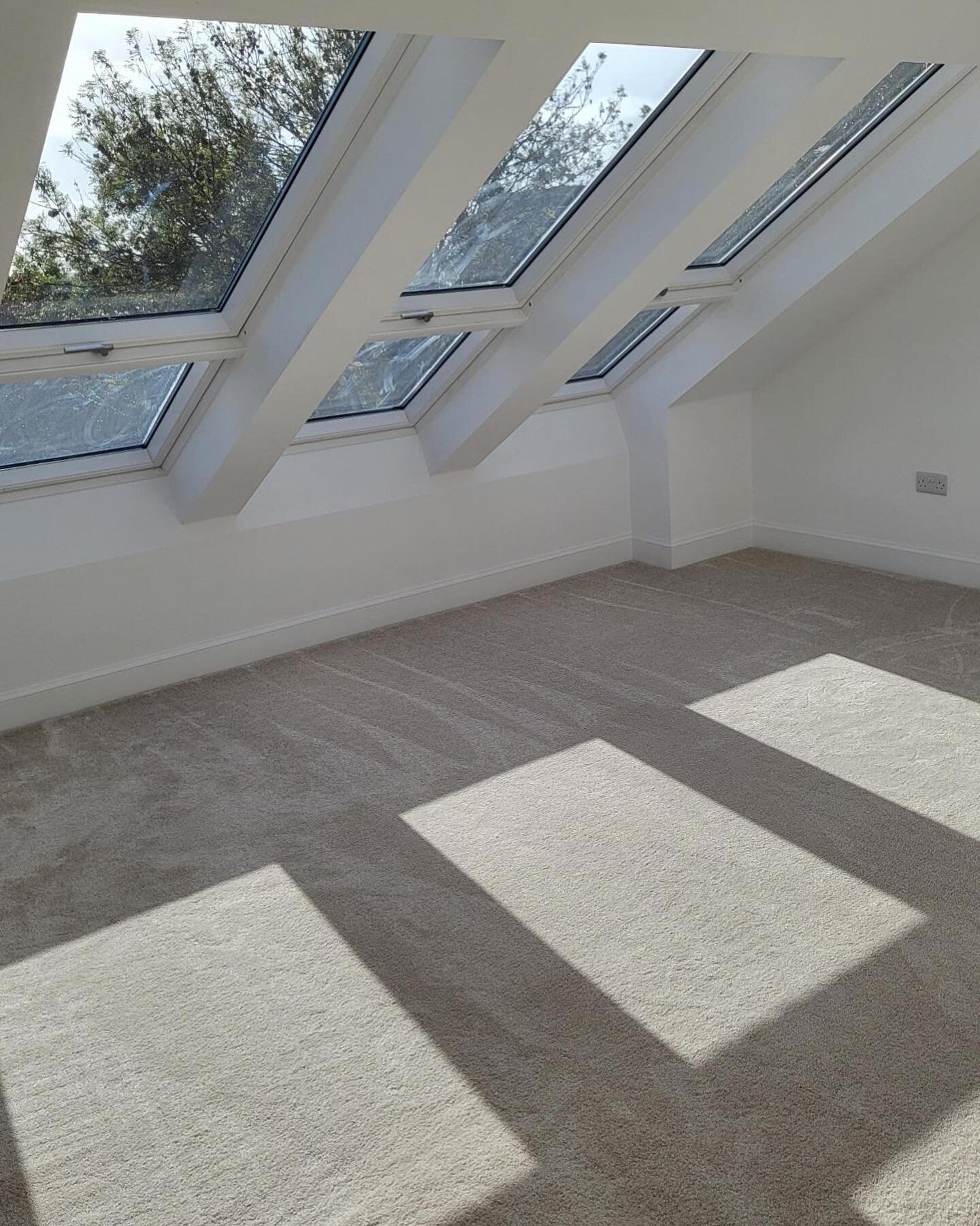 New roof lights making a huge difference to the quality of space in this loft conversion in Dundee. #dundee #architecture #scotland #velux