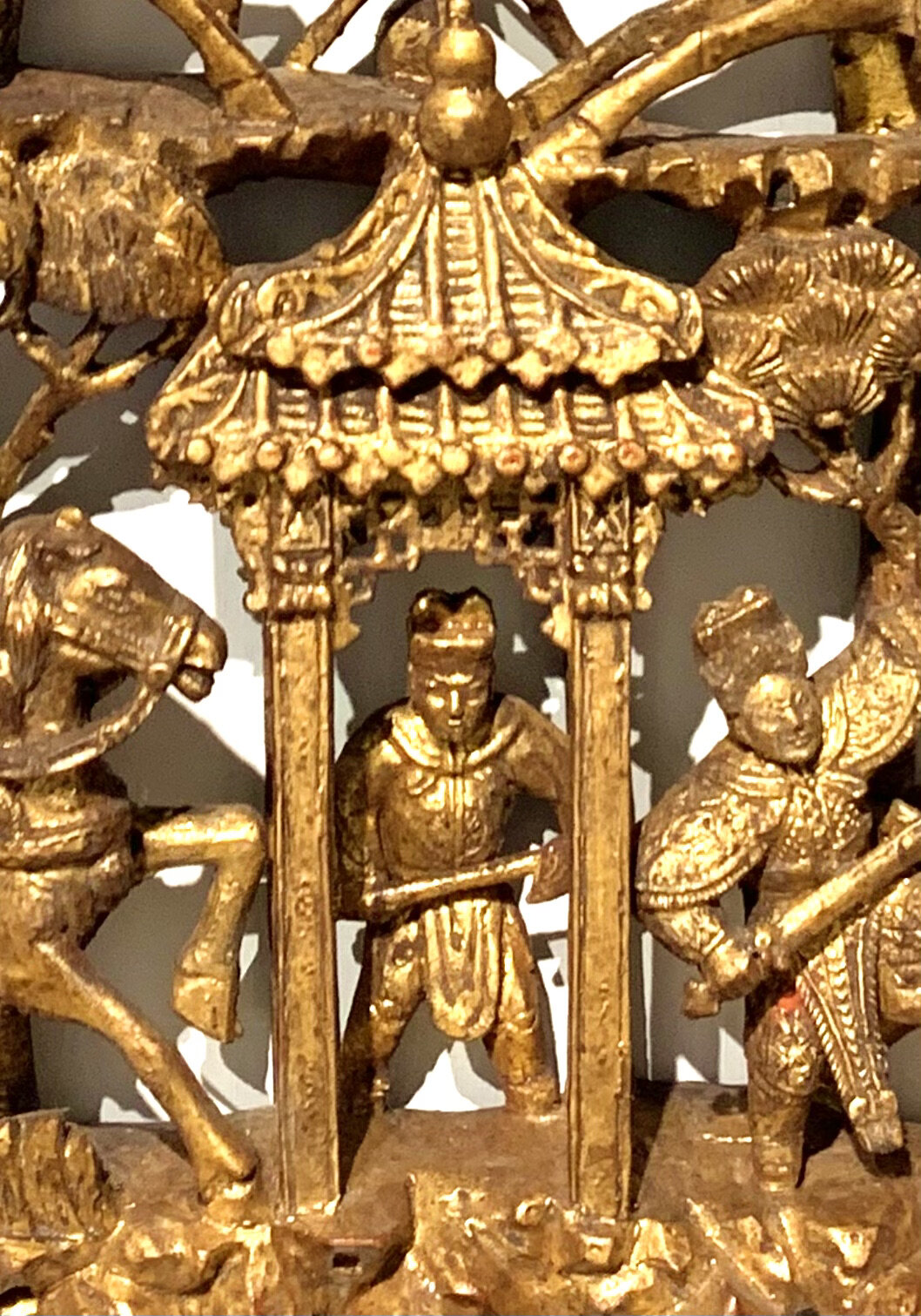 Antique Giltwood Panel