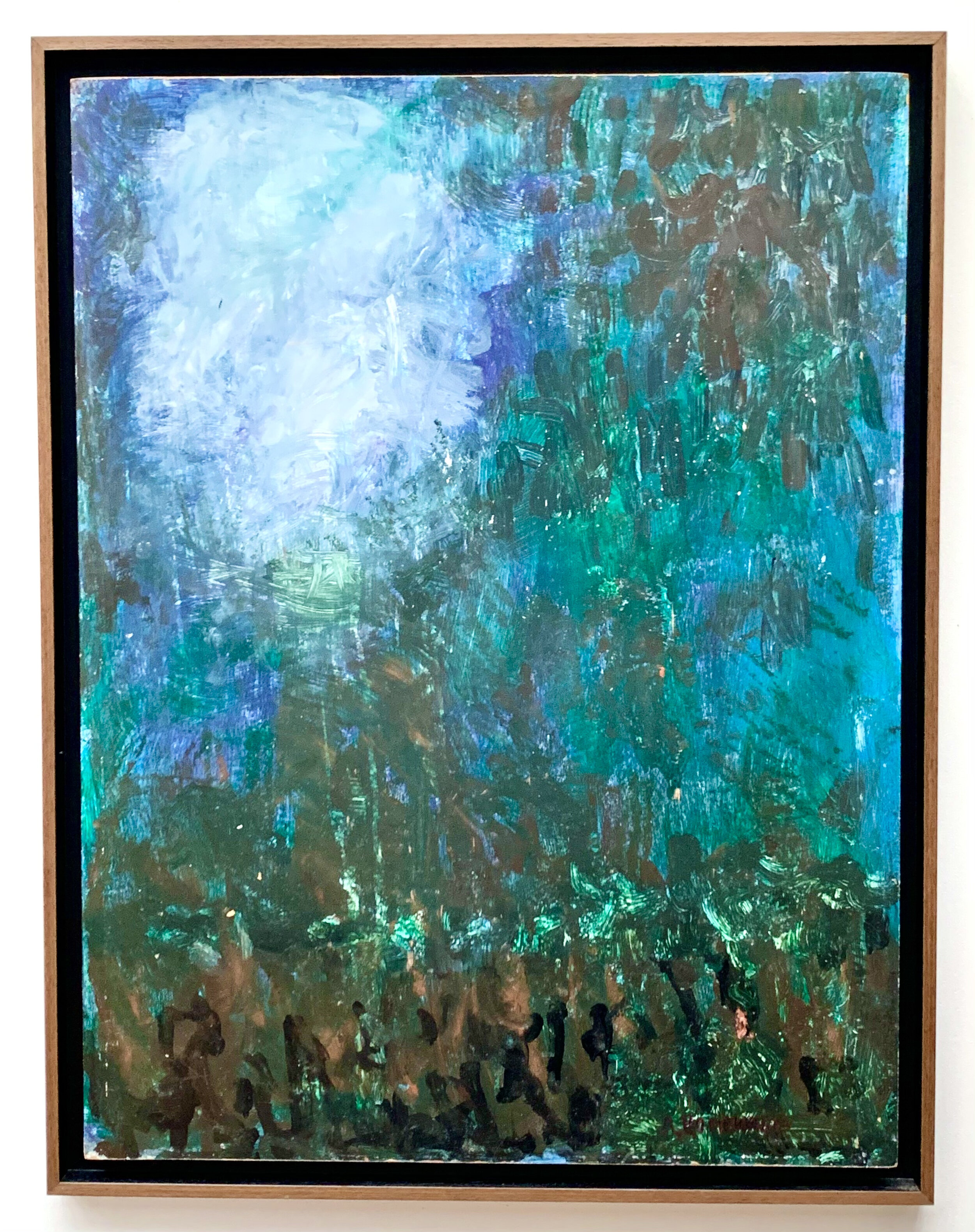 Armand Rottenberg(French Painter 1903 - 2000), 1970-80's Abstract Landscape painting, Oil on Board, 66 cm x 86 cm. Acquired from the artists estate. Re-framed, contemporary handmade frame. Price on Application