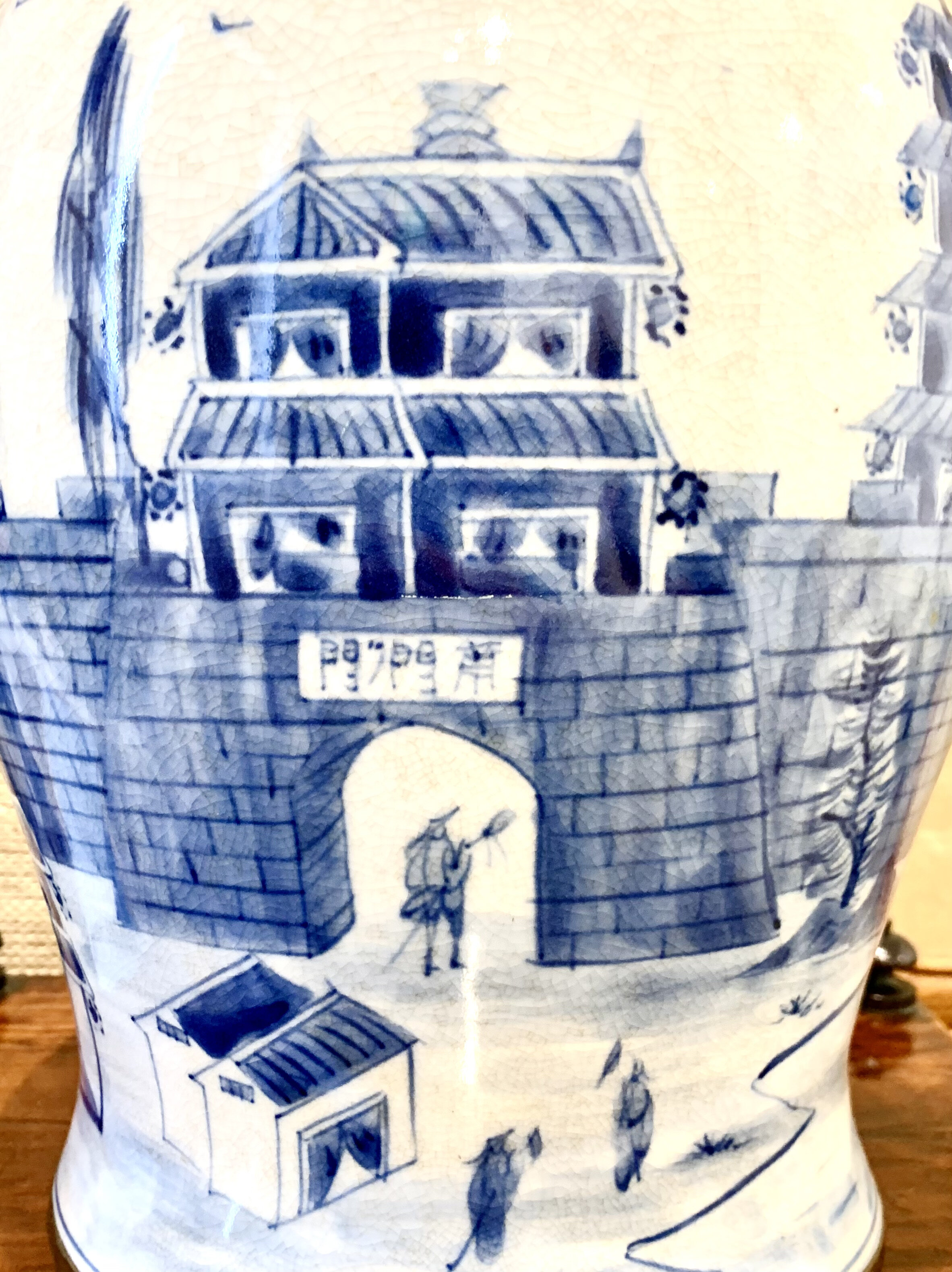 Blue & White Hand Painted Porcelain