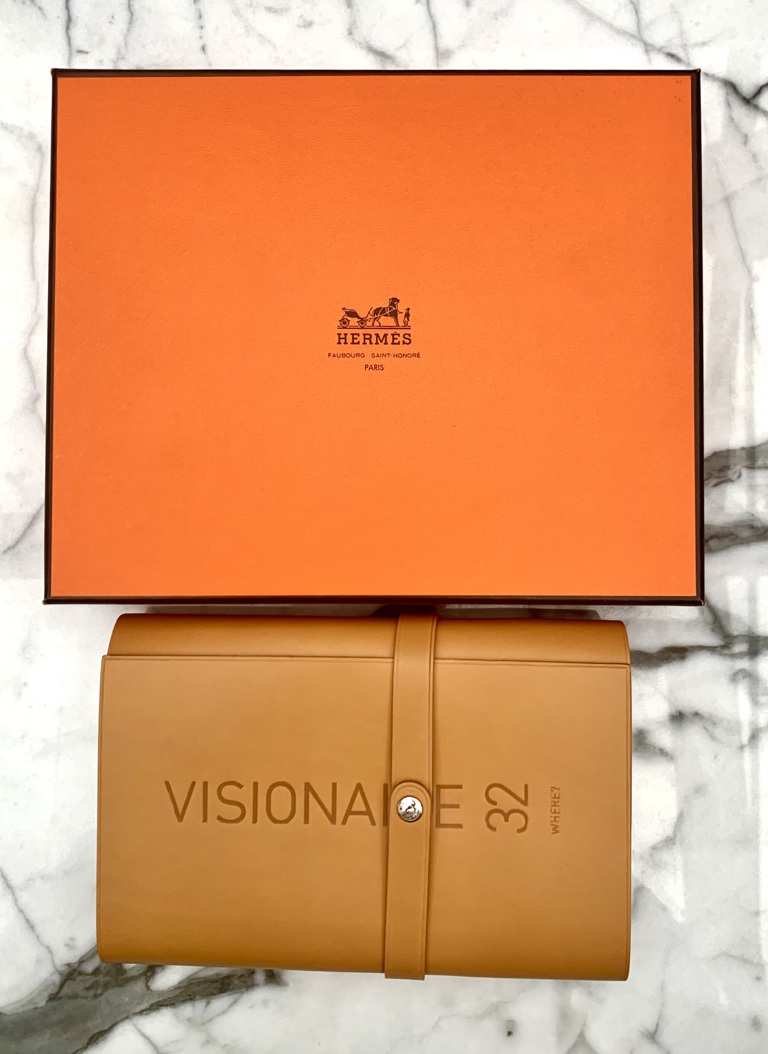 Where?: Hermes - Visionaire 32, Visionaire Publishing 2000. 1st Limited/Numbered Edition, No. 2068 of 3500 copies. Complete: Book, Pencil, Cloth Bag, Box & Sleeve. All in a New Condition, £375.00