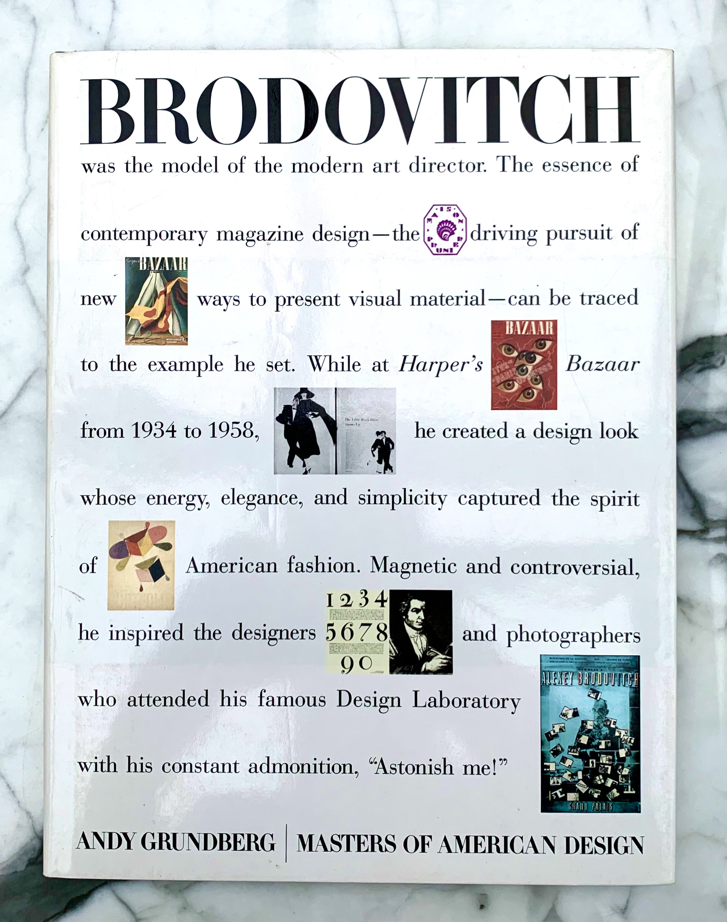 Brodovitch: Masters of American Design - Andy Grundberg, Harry N Abrams 1989. 1st Edition in a Fine Condition, £75.00