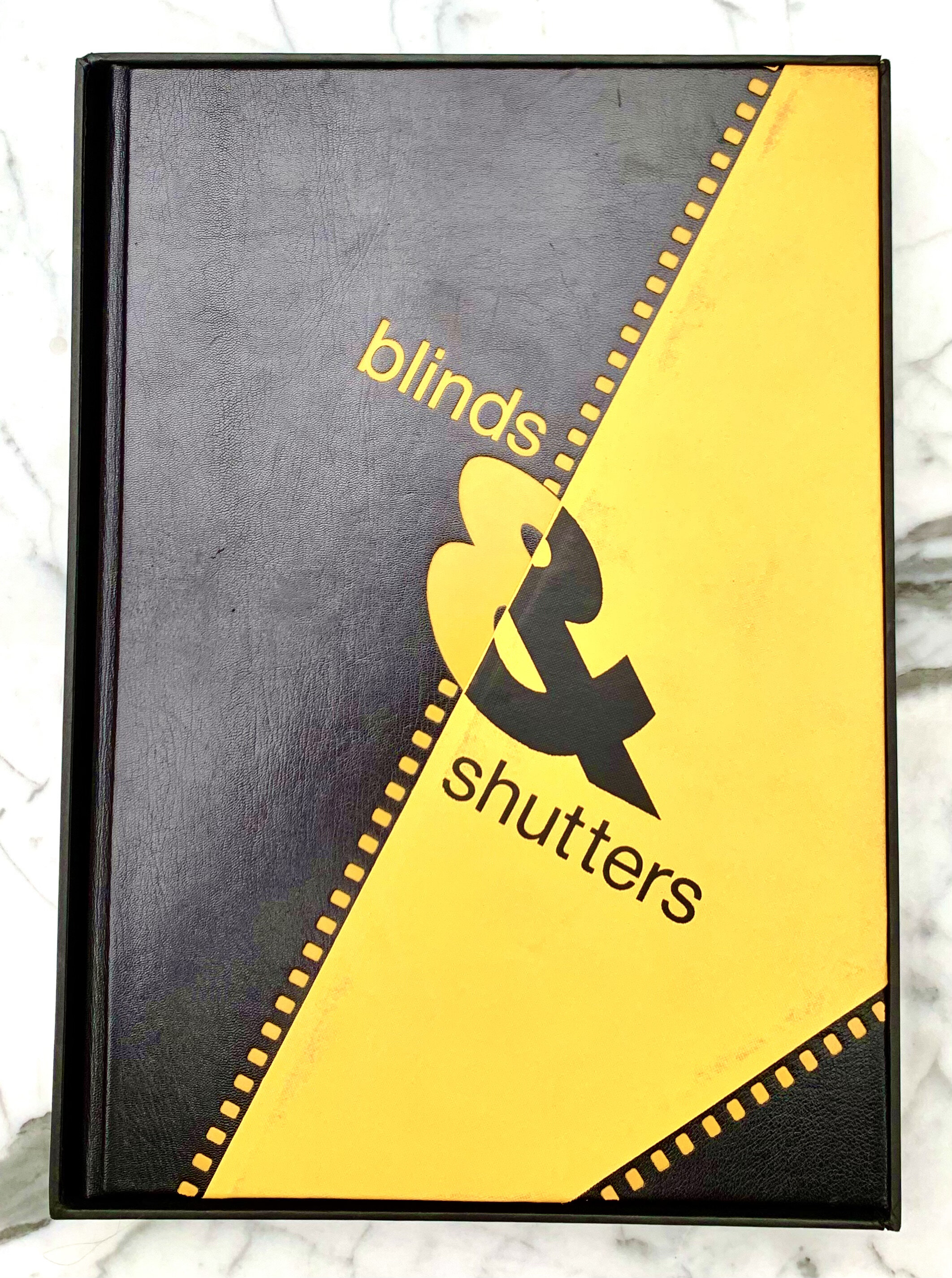 Blinds & Shutters, Limited, Signed, Numbered Book