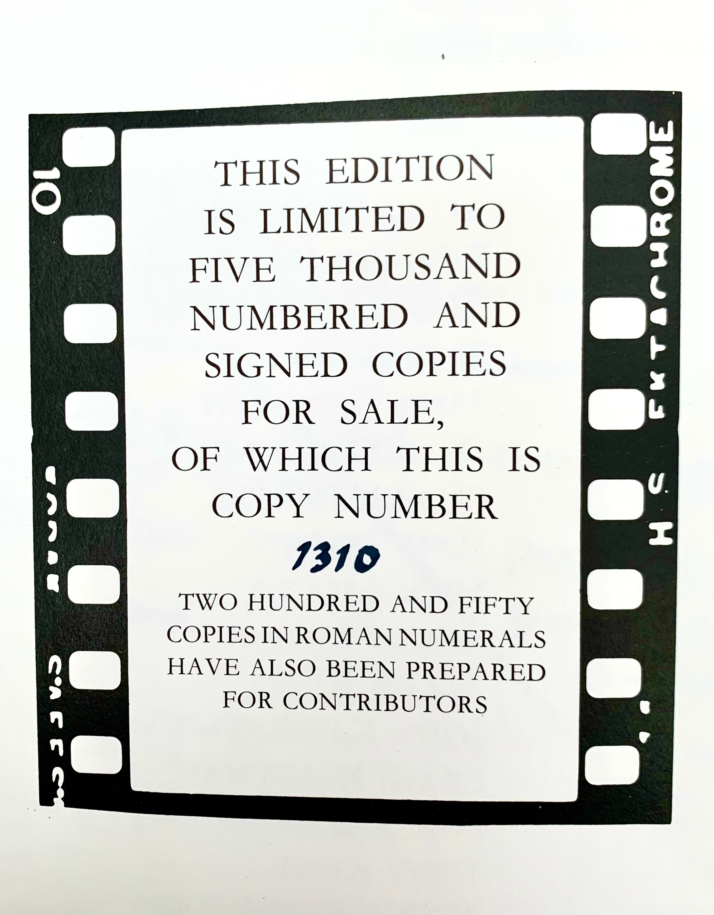 Blinds & Shutters, Limited, Signed, Numbered Edition, No. 1310 of 5000 copies.