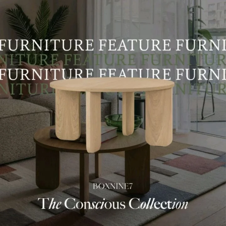 Join us for this month&rsquo;s Furniture Feature ✨

Transforming your living room with our Conscious Collection coffee table. Crafted from FSC-certified wood and finished with a water-based transparent lacquer, this piece is ENTIRELY carbon neutral.
