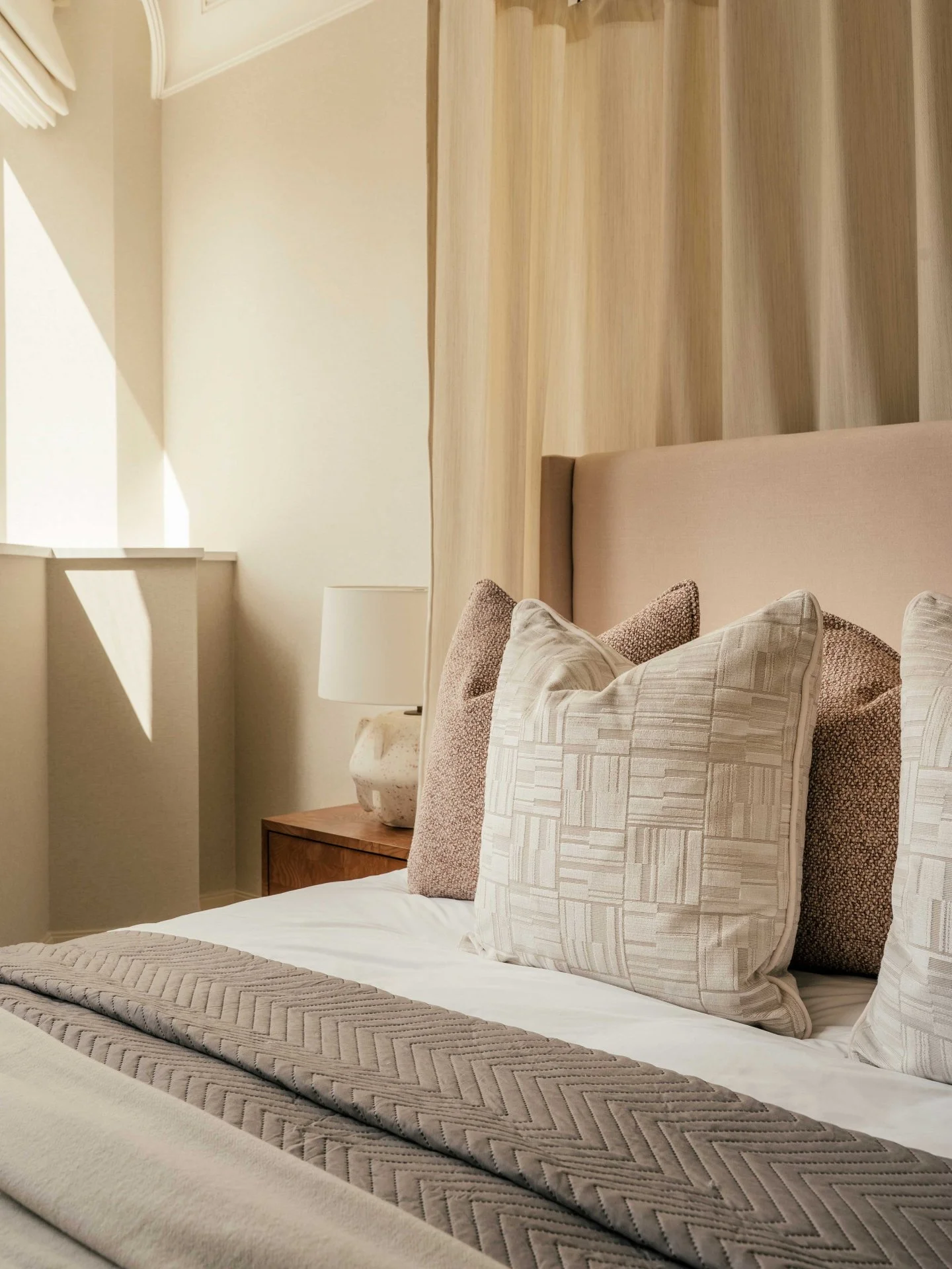 We never believe in one size fits all. Every scheme we create is thoughtfully bespoke, designed to help each home stand out in a competitive market and connect with the right buyer. 

At Strand Chambers, we elevated the space through carefully crafte